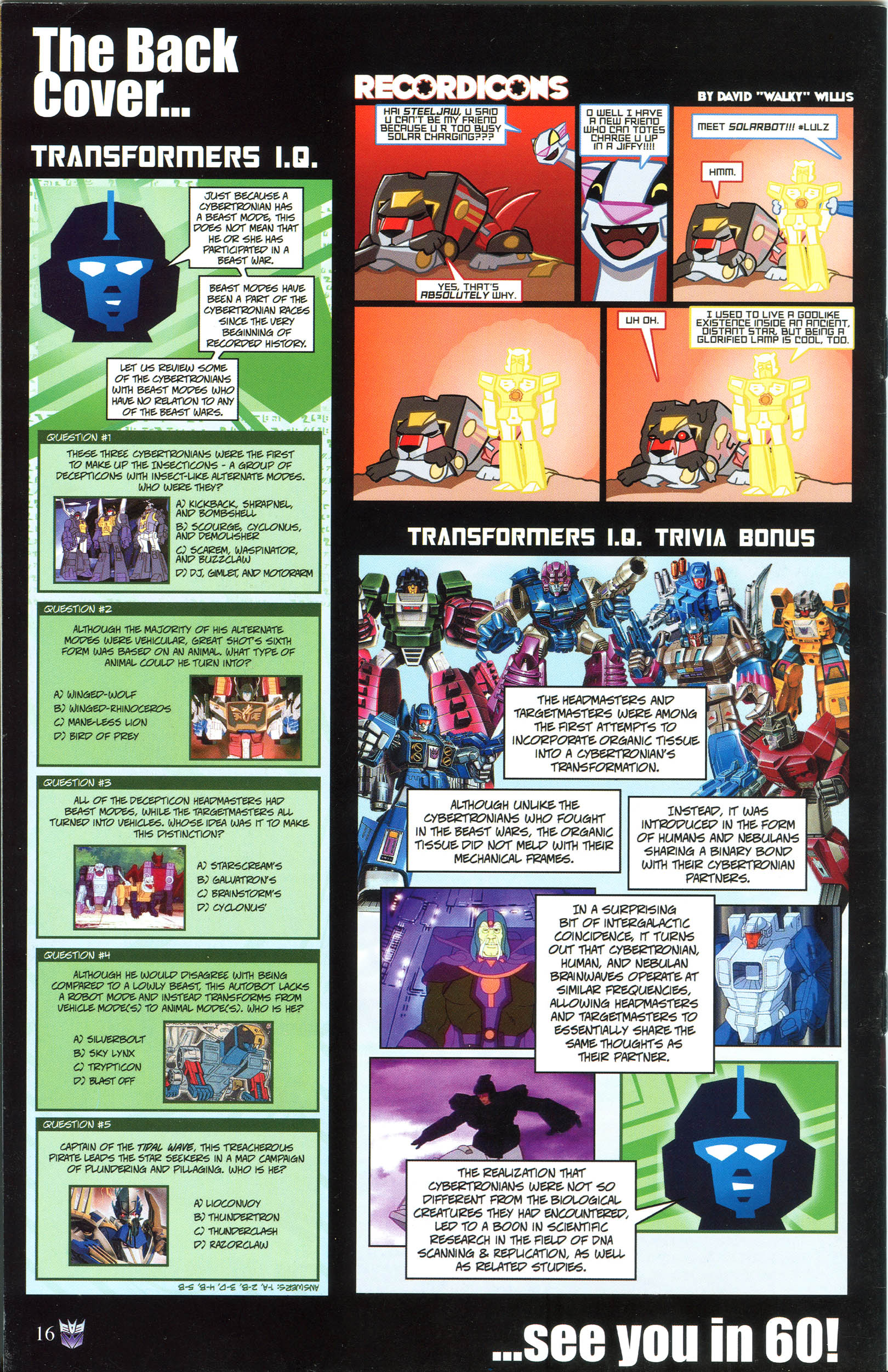 Read online Transformers: Collectors' Club comic -  Issue #51 - 16