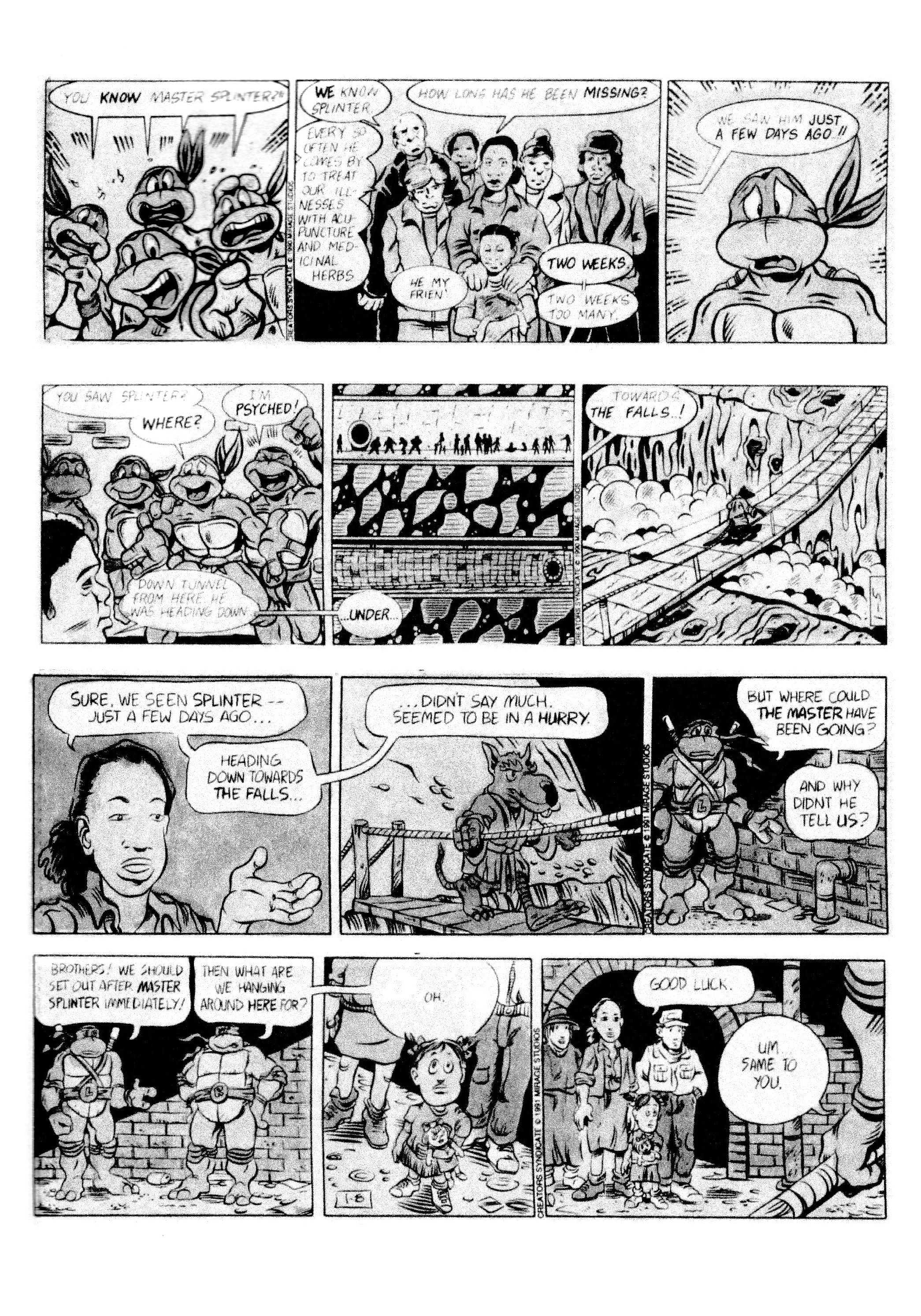 Read online Teenage Mutant Ninja Turtles: Complete Newspaper Daily Comic Strip Collection comic -  Issue # TPB 2 (Part 1) - 17