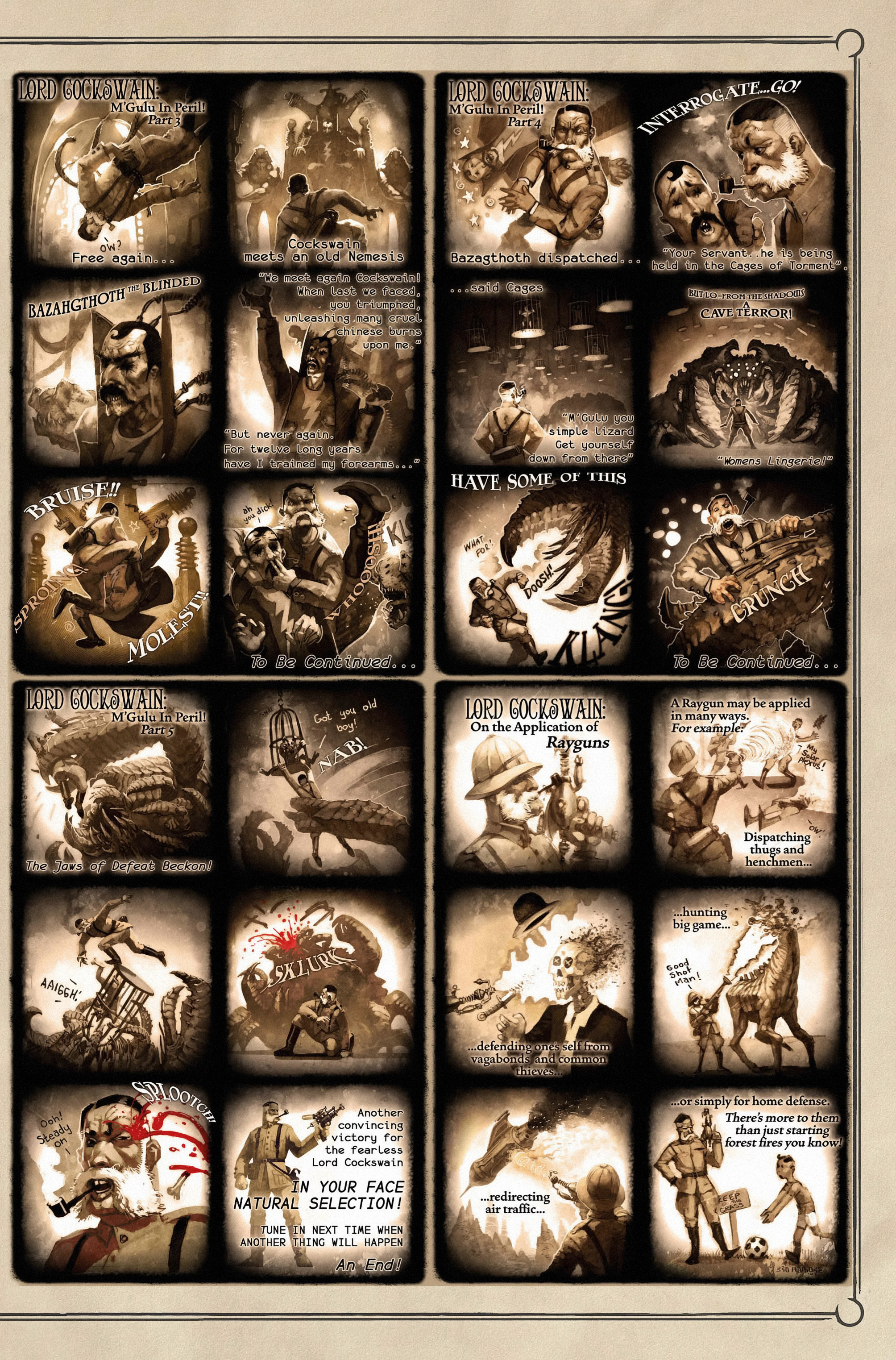 Read online Dr. Grordbort Onslaught comic -  Issue # TPB - 151