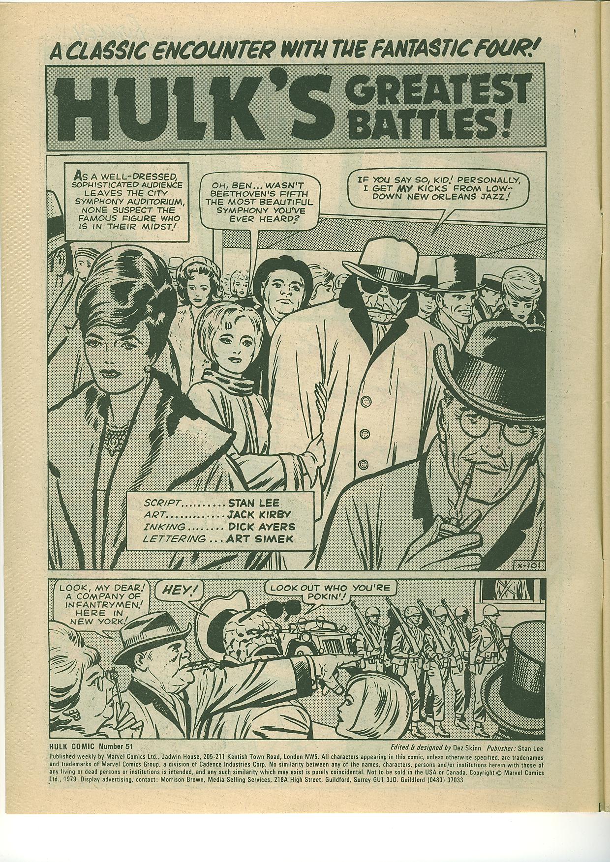 Read online The Incredible Hulk Weekly comic -  Issue #51 - 2