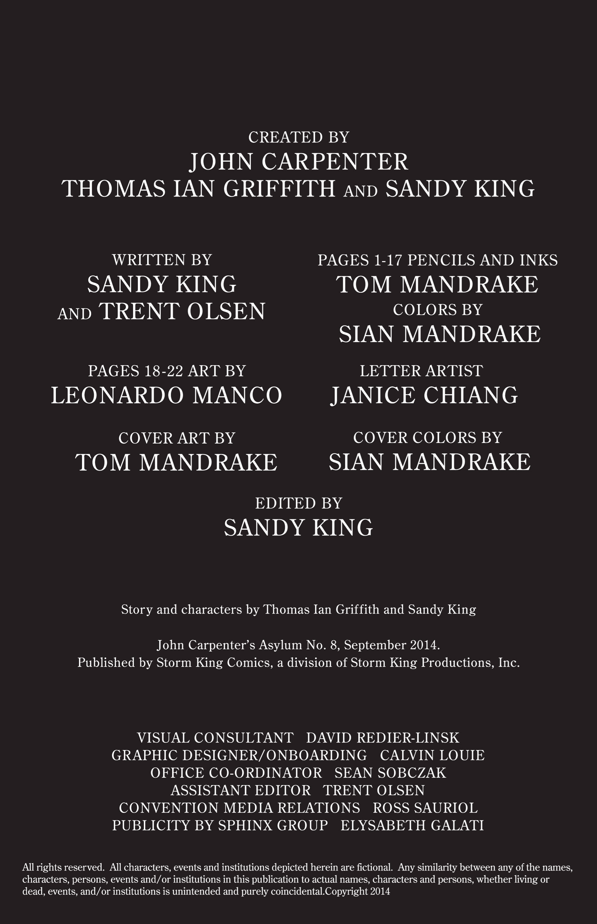 Read online John Carpenter's Asylum comic -  Issue #8 - 2