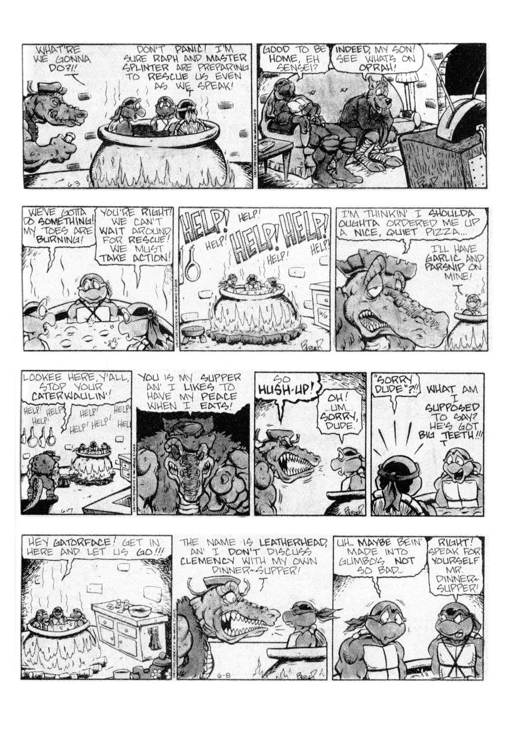Read online Teenage Mutant Ninja Turtles: Complete Newspaper Daily Comic Strip Collection comic -  Issue # TPB 3 (Part 1) - 31