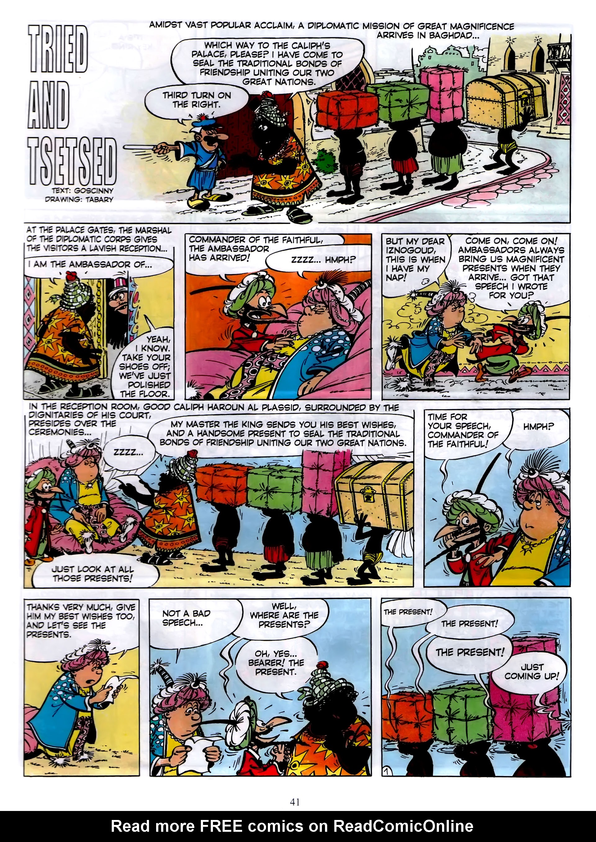 Read online Iznogoud comic -  Issue #5 - 39