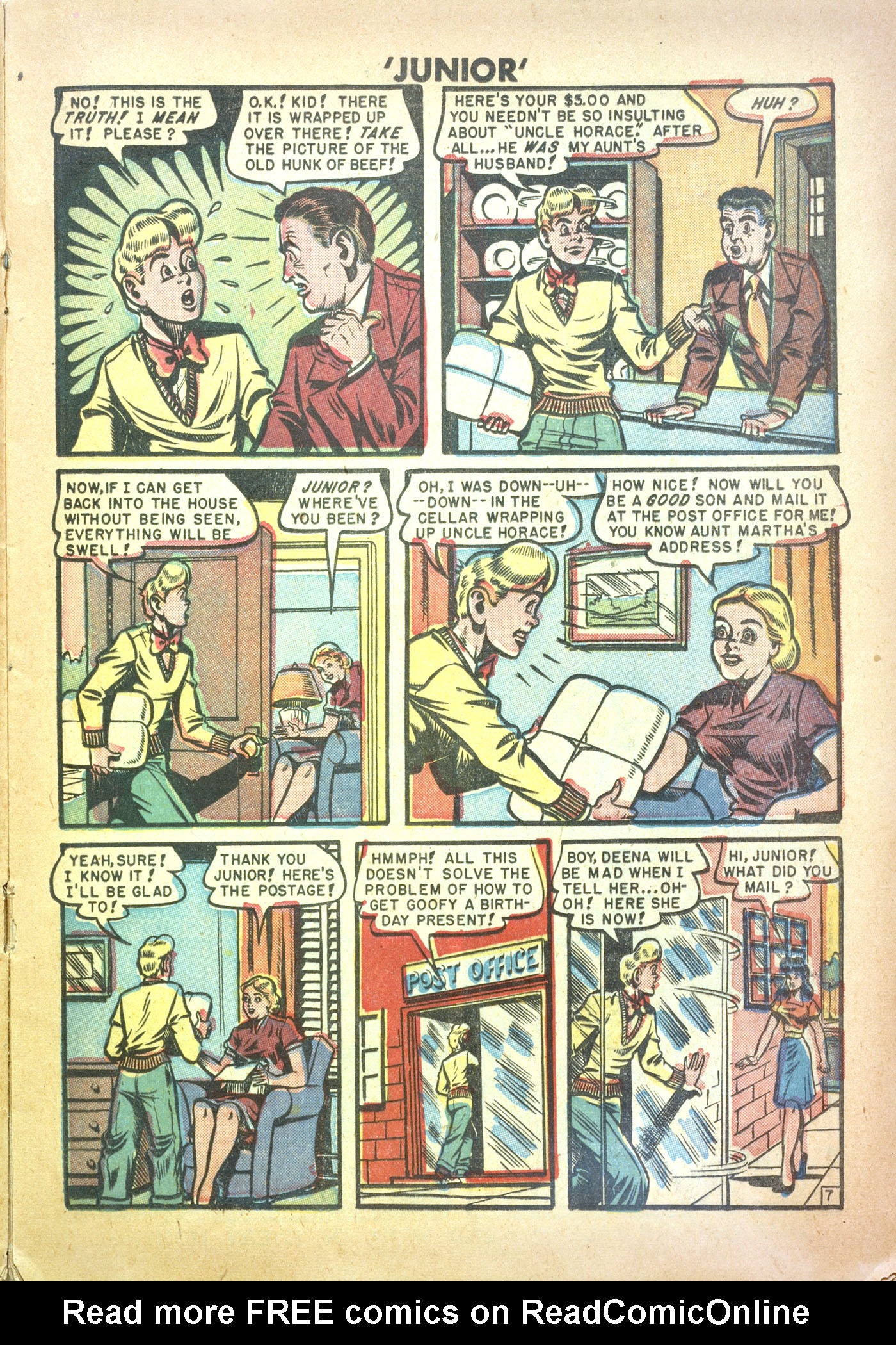 Read online Junior (1947) comic -  Issue #13 - 17