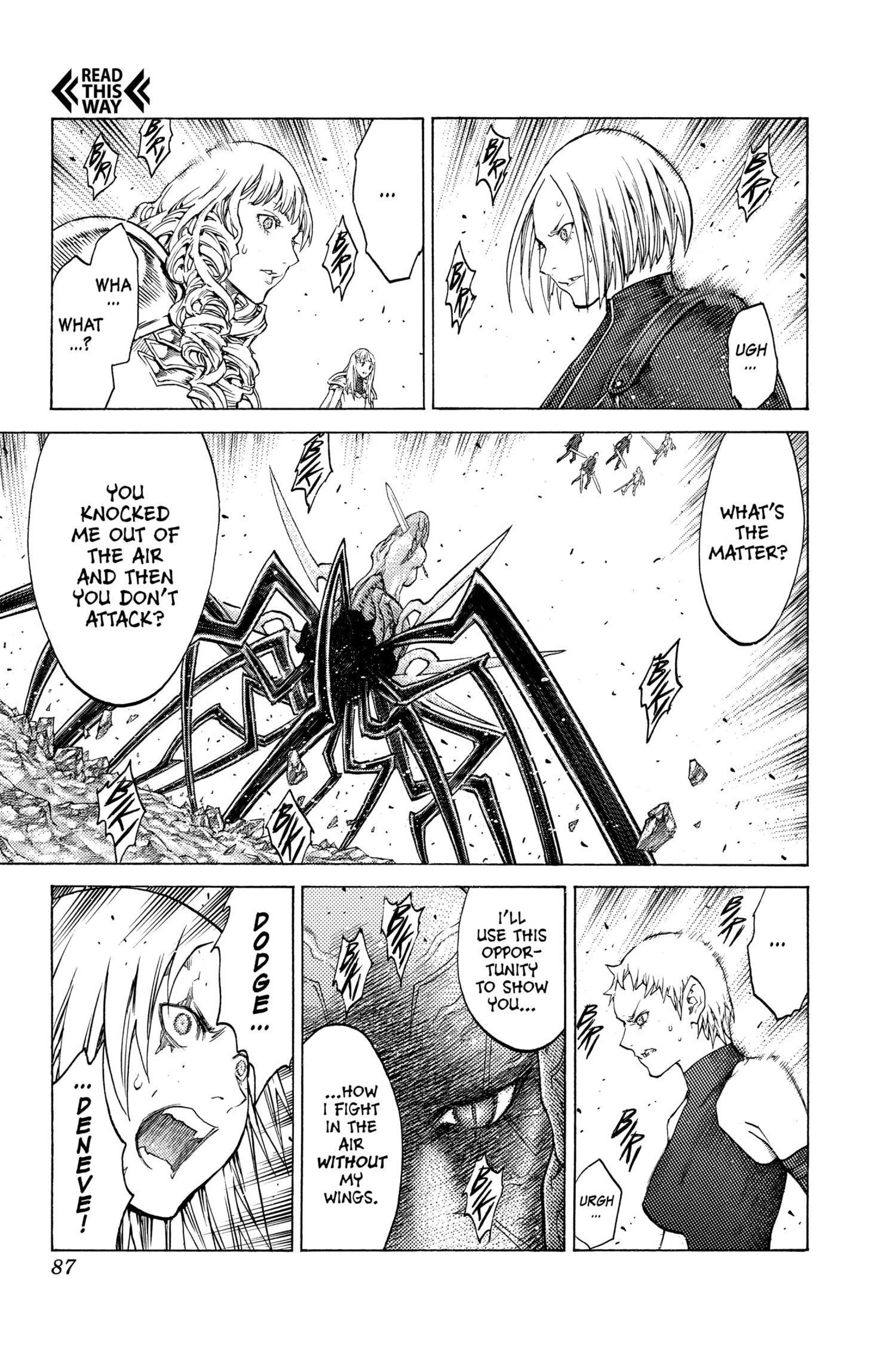 Read online Claymore comic -  Issue #22 - 66