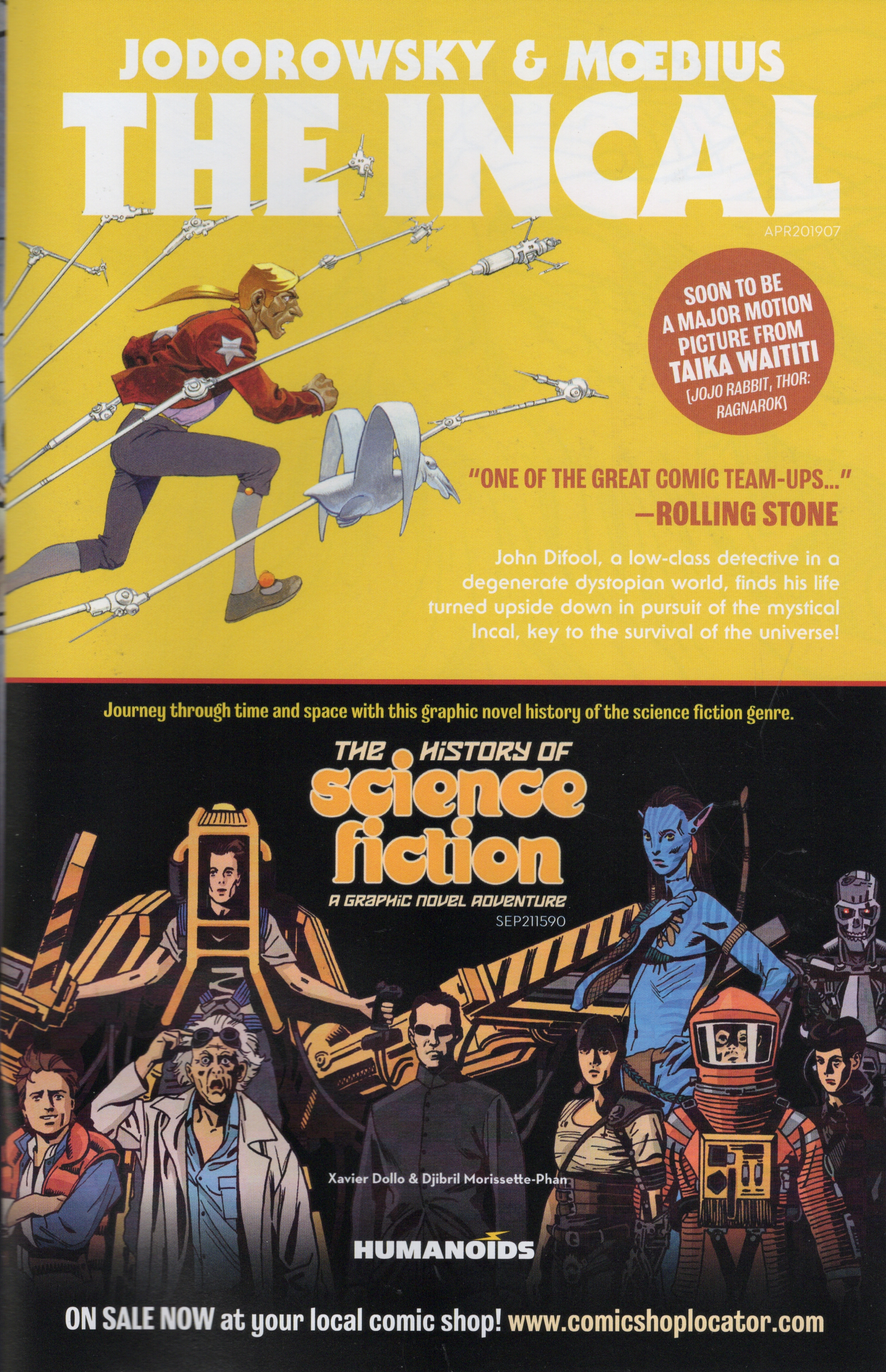 Read online Free Comic Book Day 2022 comic -  Issue # Humanoids The Incal Universe - 35