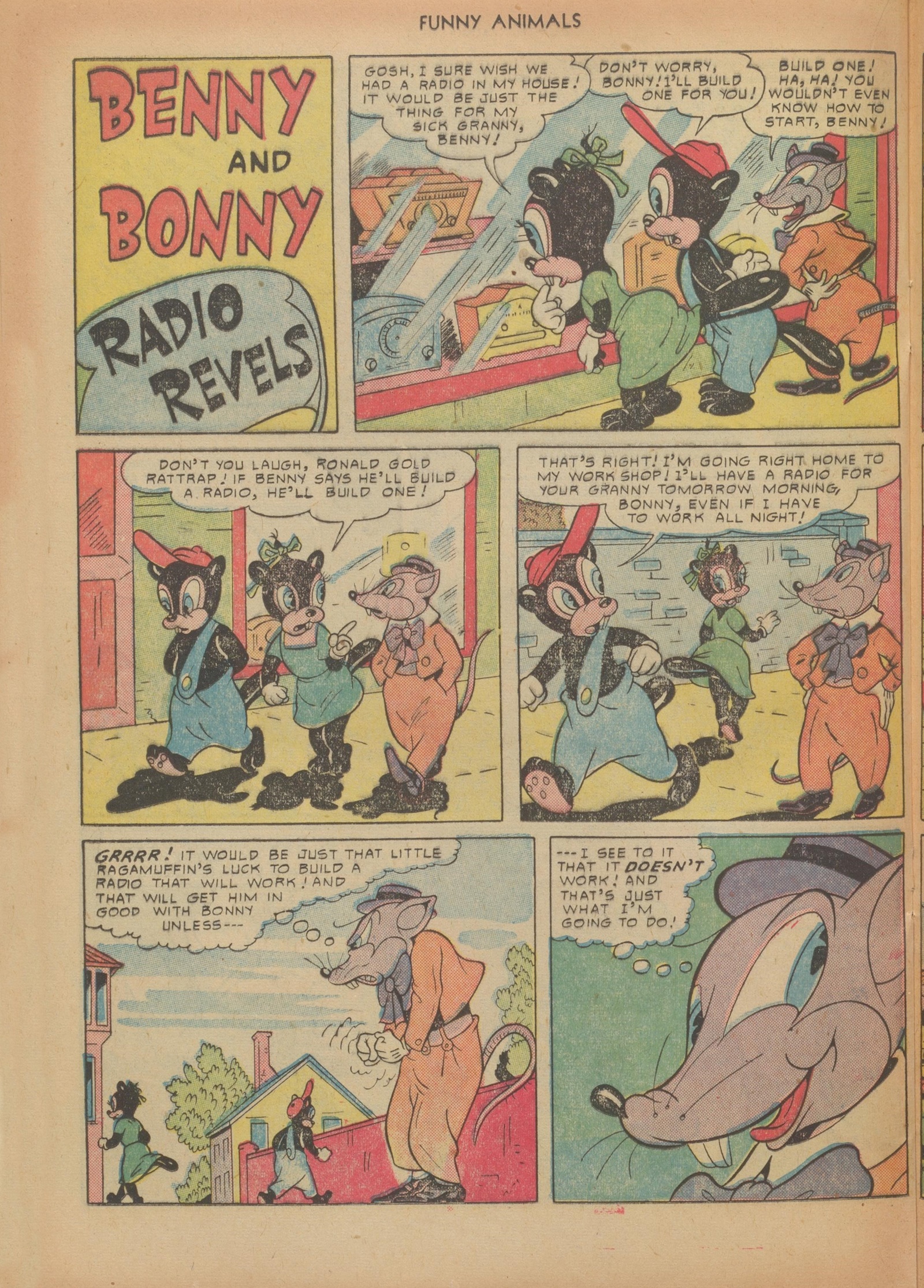 Read online Fawcett's Funny Animals comic -  Issue #68 - 20