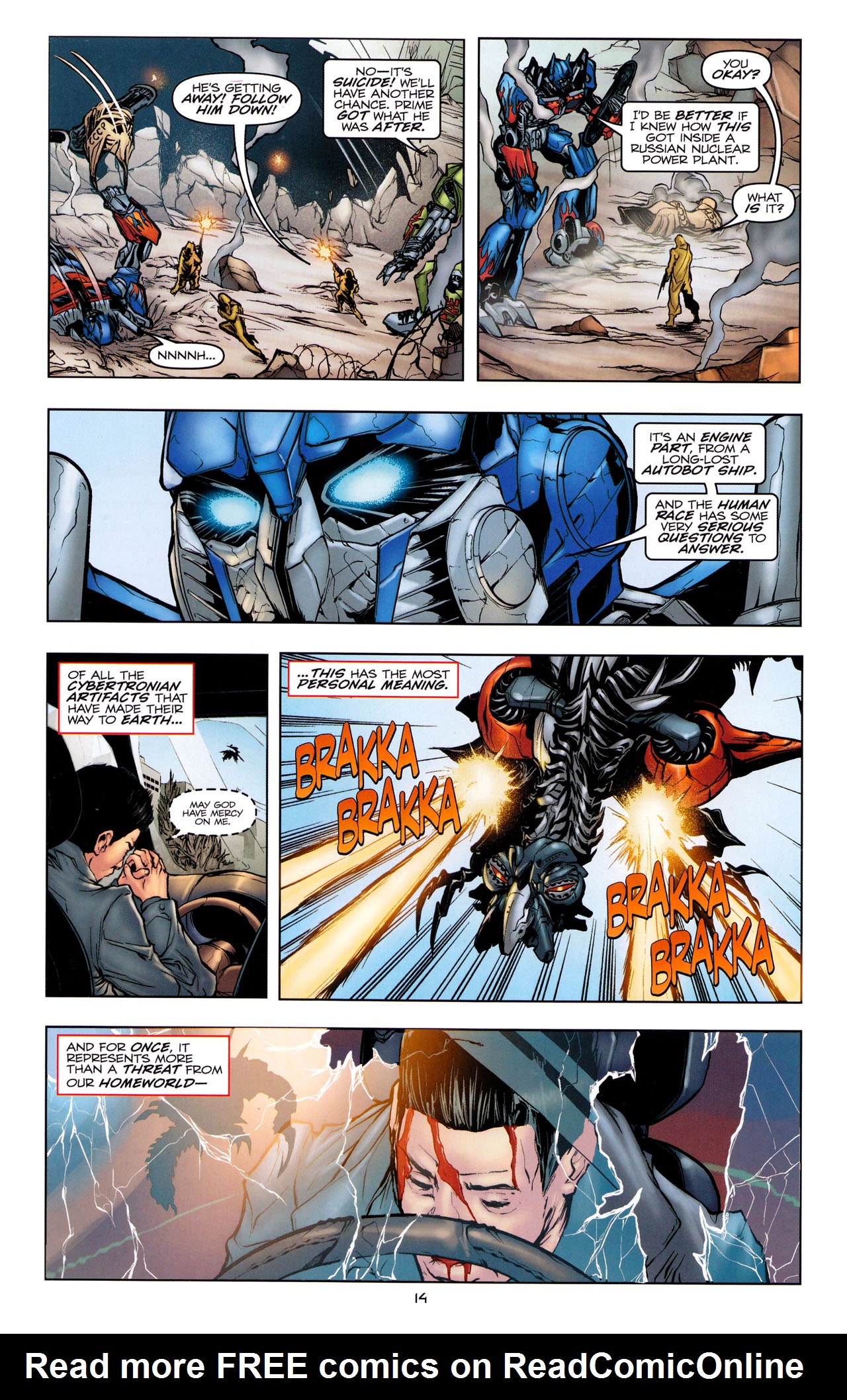 Read online Transformers: Dark of the Moon Movie Adaptation comic -  Issue #1 - 16