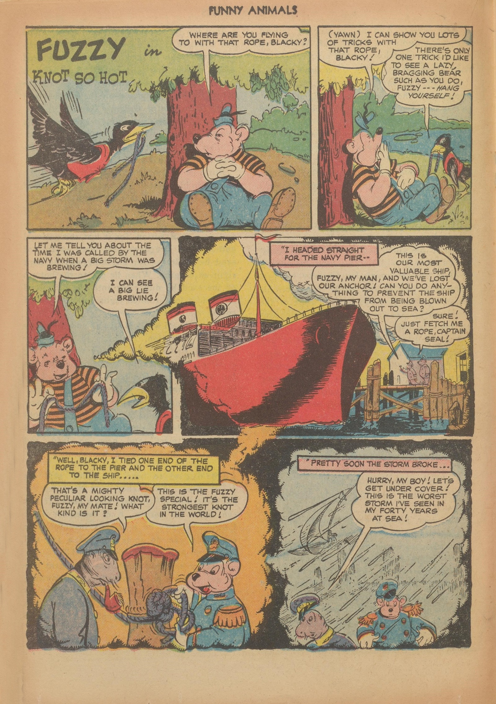 Read online Fawcett's Funny Animals comic -  Issue #68 - 18