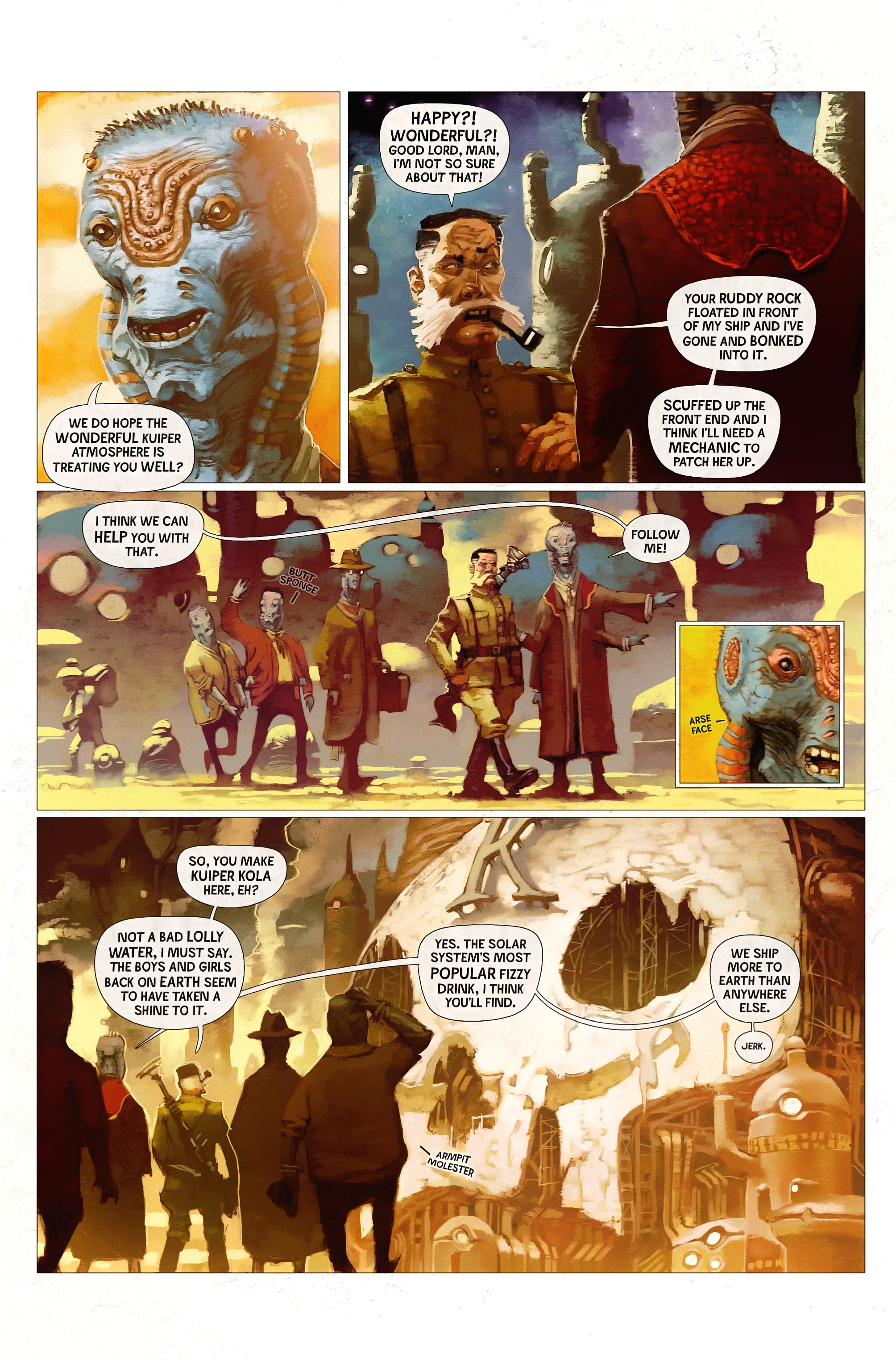 Read online Dr. Grordbort Onslaught comic -  Issue # TPB - 11