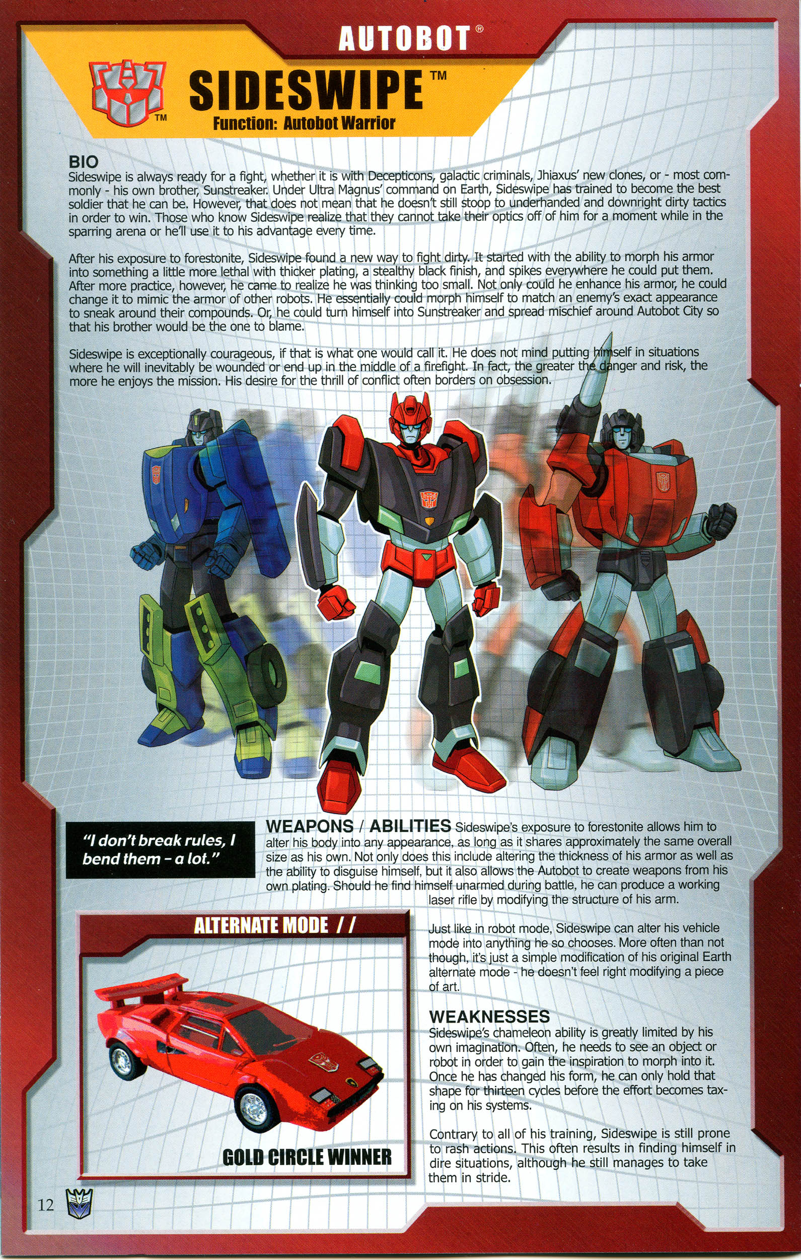 Read online Transformers: Collectors' Club comic -  Issue #48 - 12