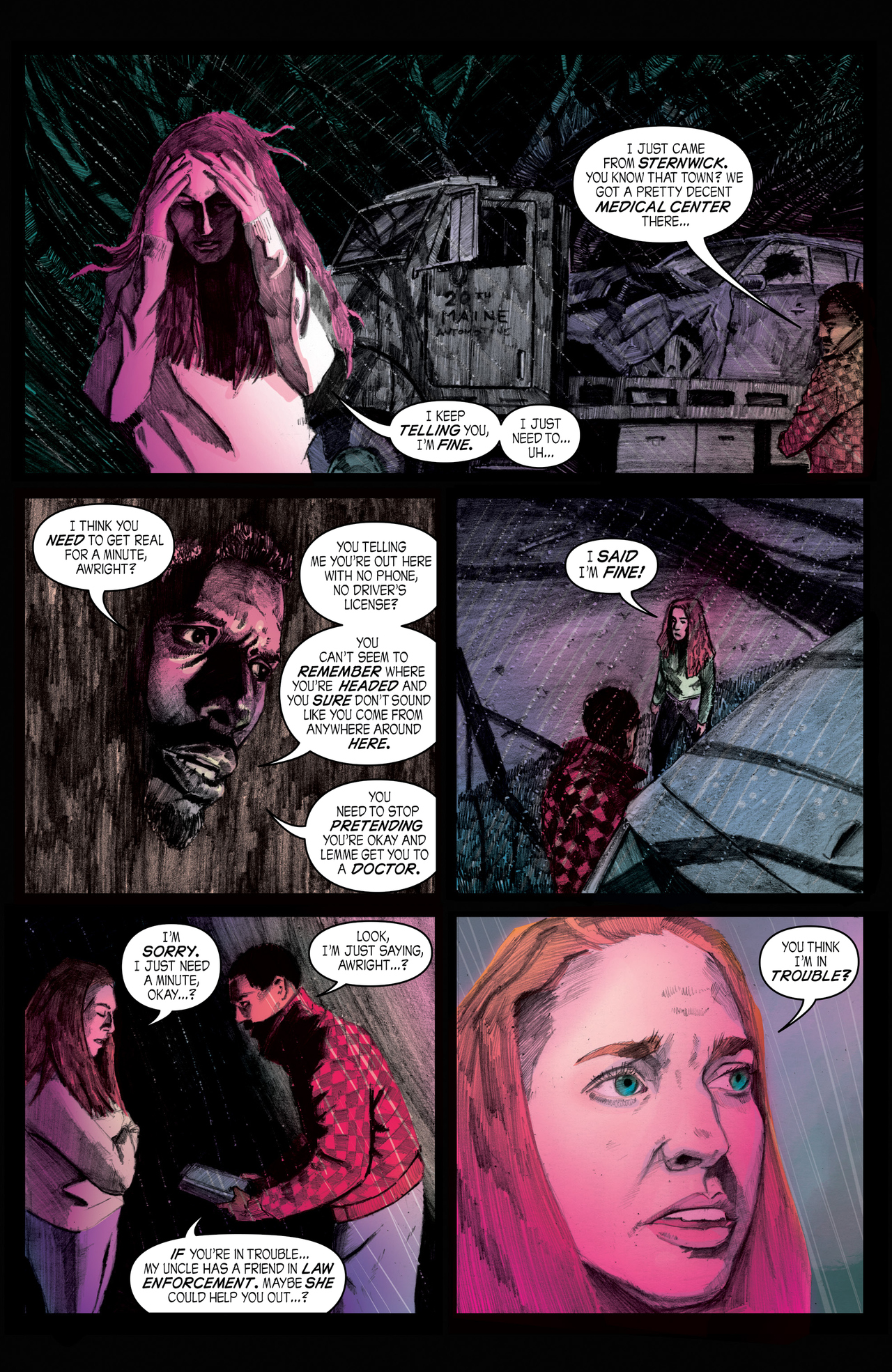 Read online John Carpenter's Night Terrors comic -  Issue # The Coffin Road - 21