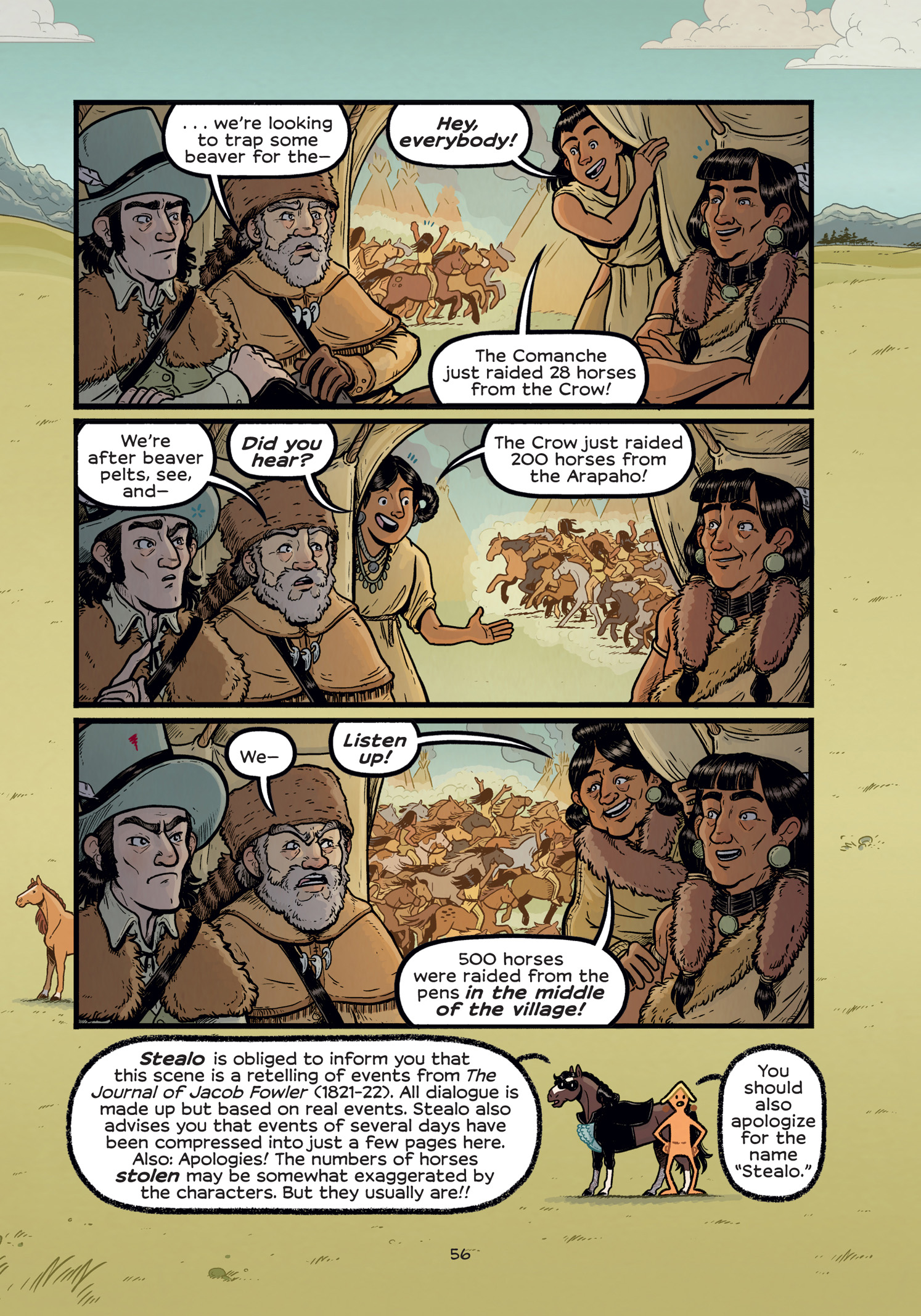 Read online History Comics comic -  Issue # The Wild Mustang - Horses of the American West - 60