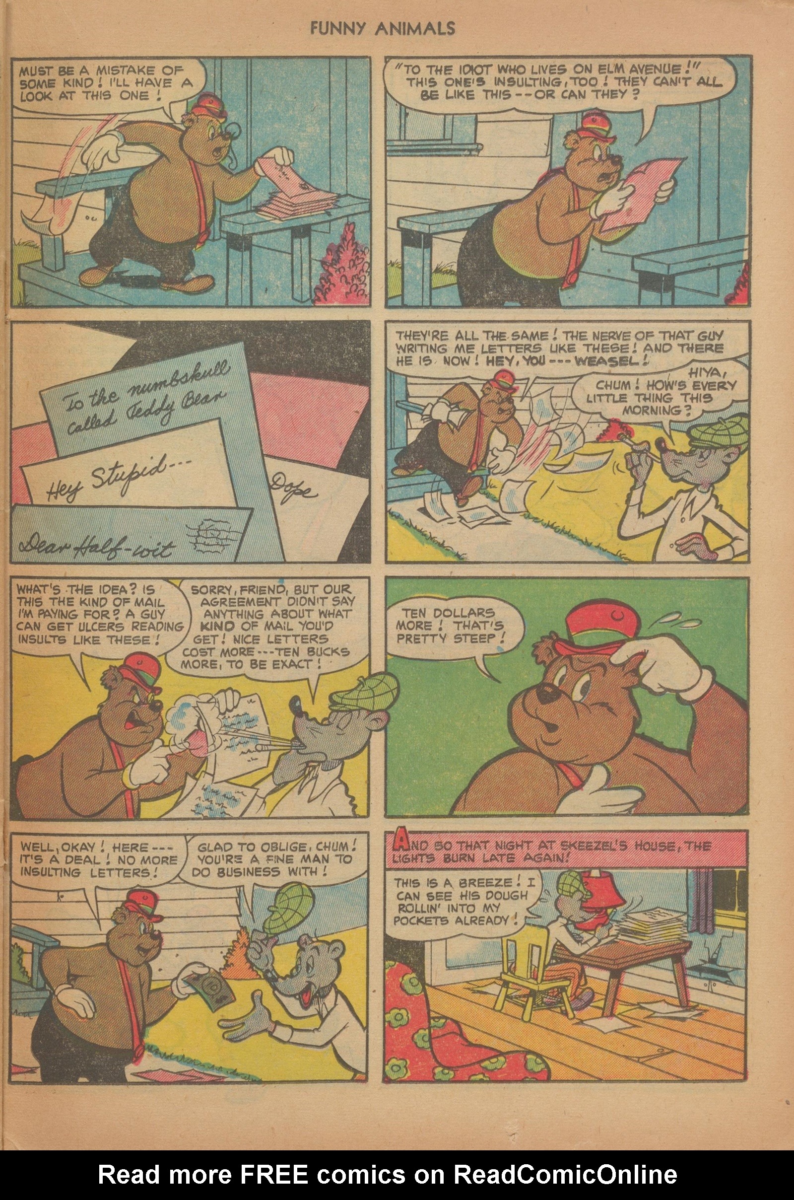 Read online Fawcett's Funny Animals comic -  Issue #78 - 23