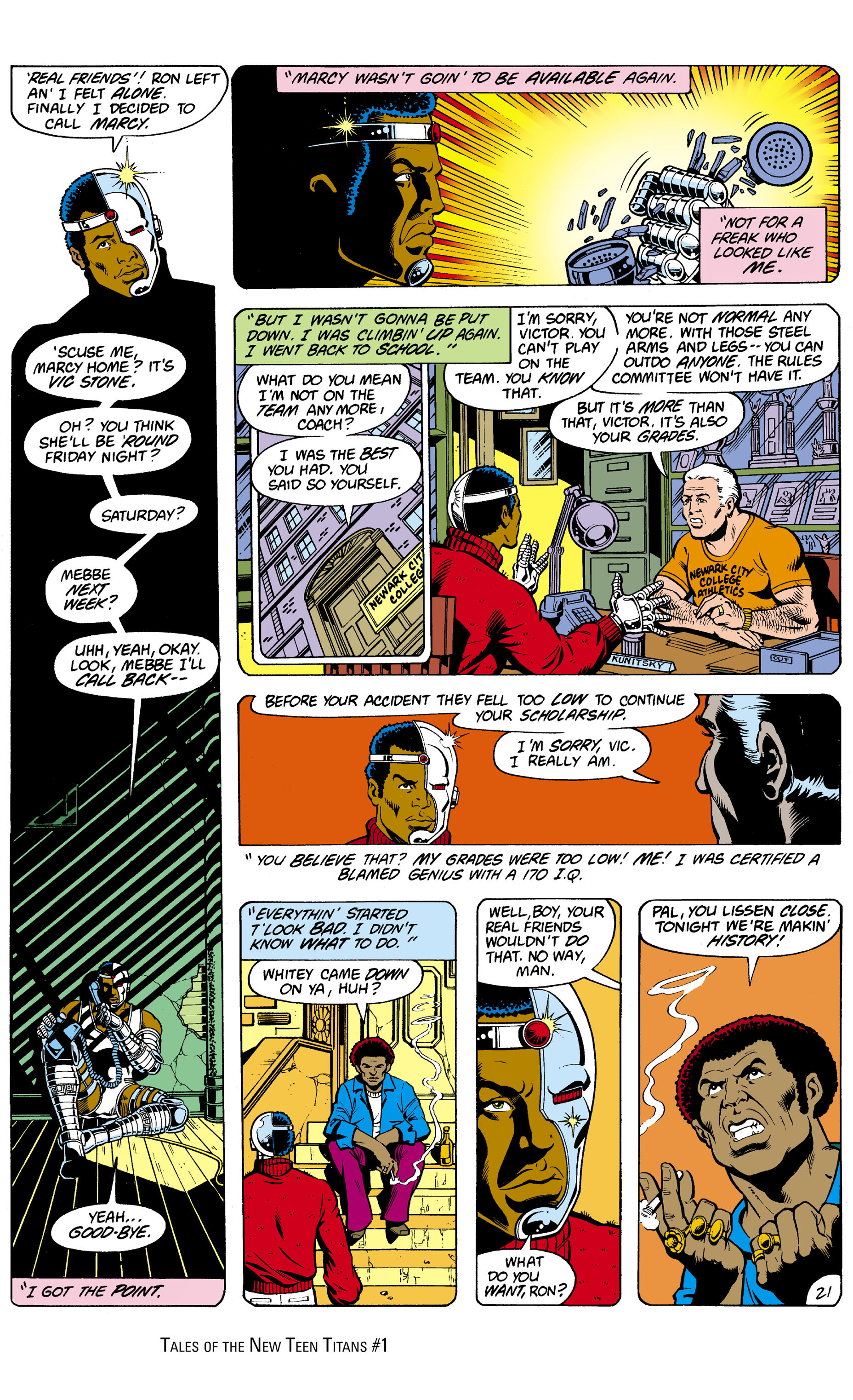 Read online Tales of the New Teen Titans comic -  Issue #1 - 22