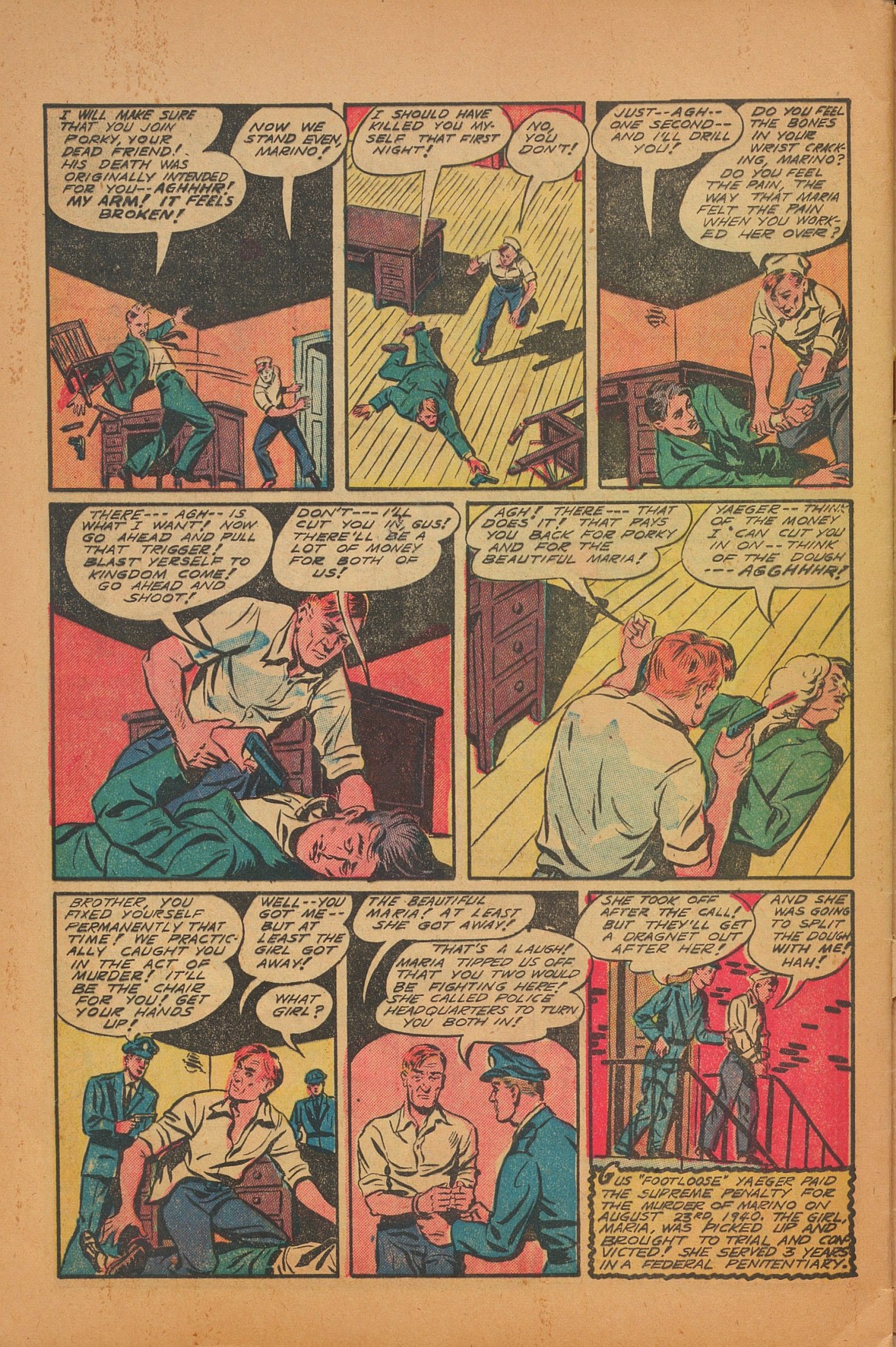 Read online Murder Incorporated (1950) comic -  Issue #1 - 32