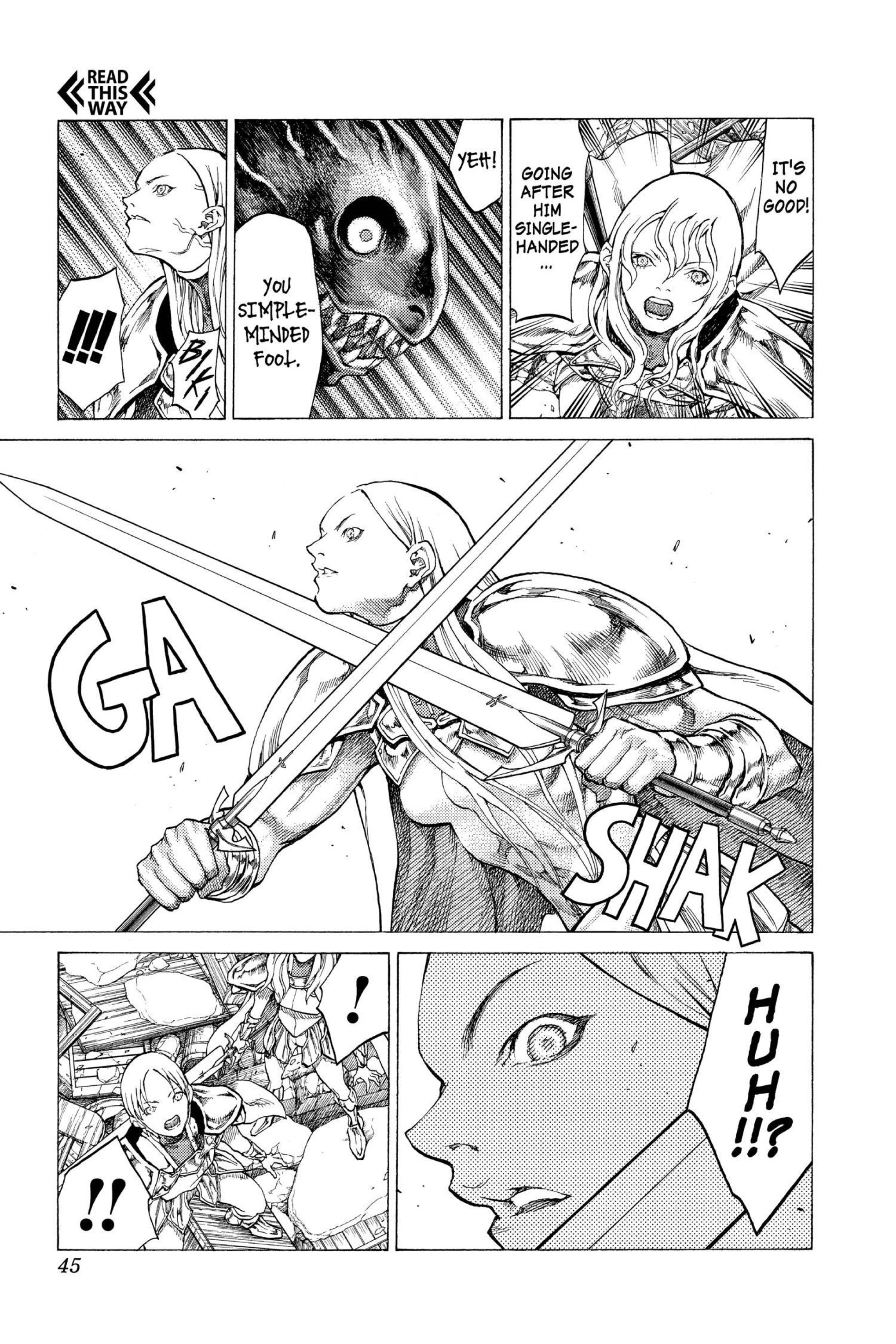 Read online Claymore comic -  Issue #10 - 41