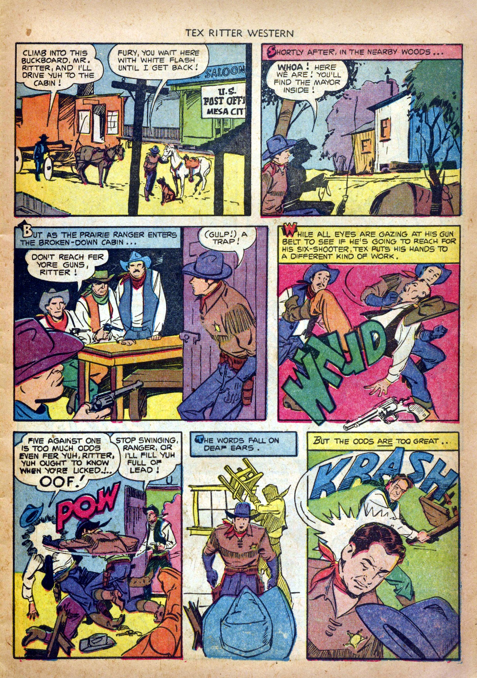 Read online Tex Ritter Western comic -  Issue #19 - 7