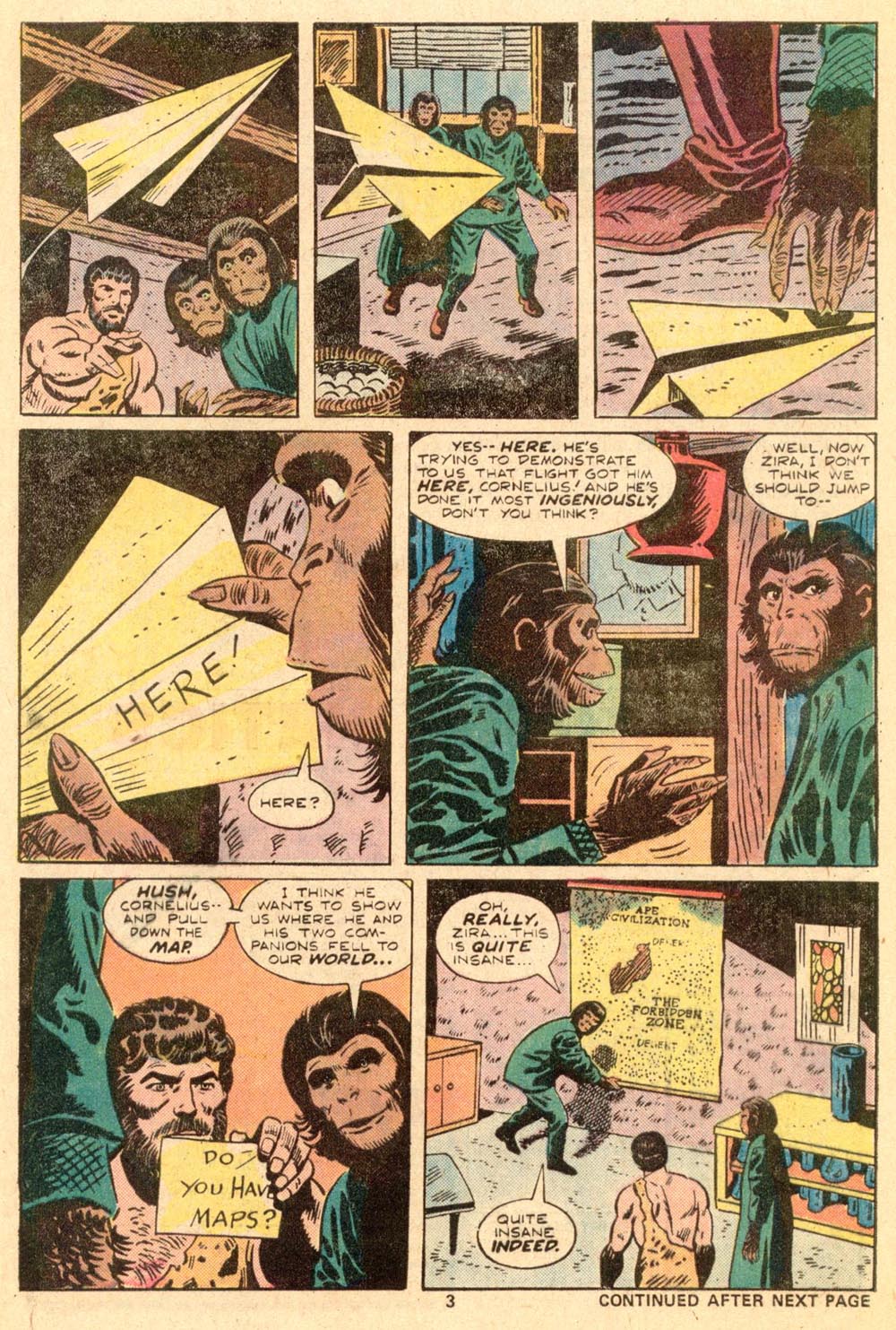 Read online Adventures on the Planet of the Apes comic -  Issue #3 - 4