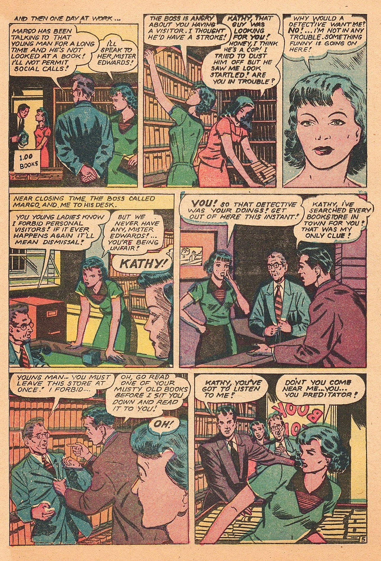 Read online My Personal Problem (1955) comic -  Issue #4 - 17