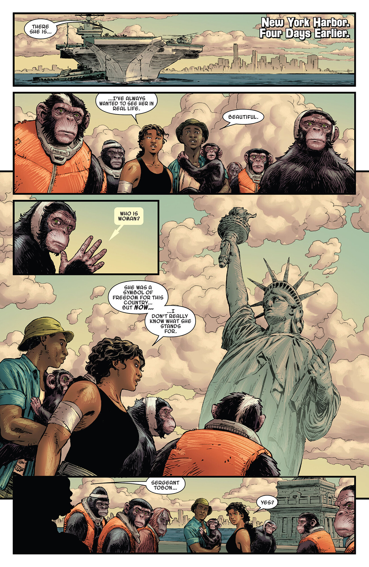 Read online Planet of the Apes (2023) comic -  Issue #5 - 4