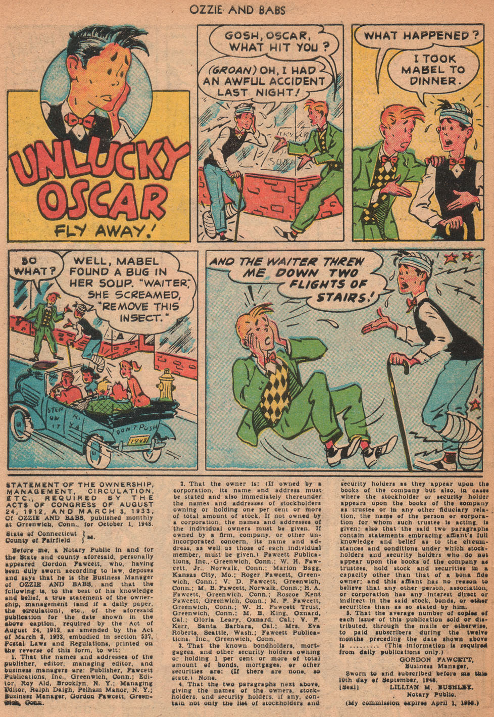 Read online Ozzie And Babs comic -  Issue #8 - 34