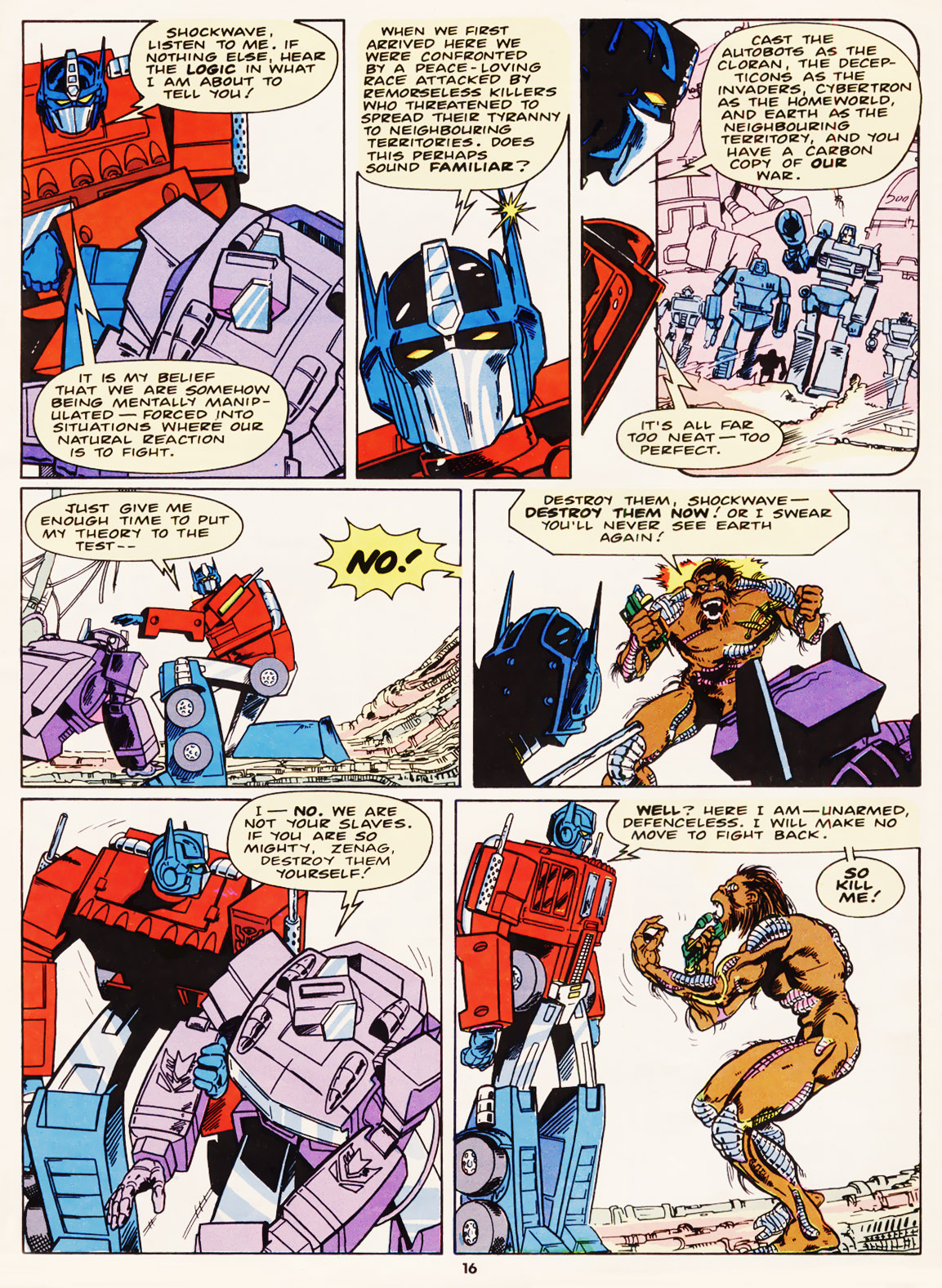 Read online The Transformers (UK) comic -  Issue #100 - 15