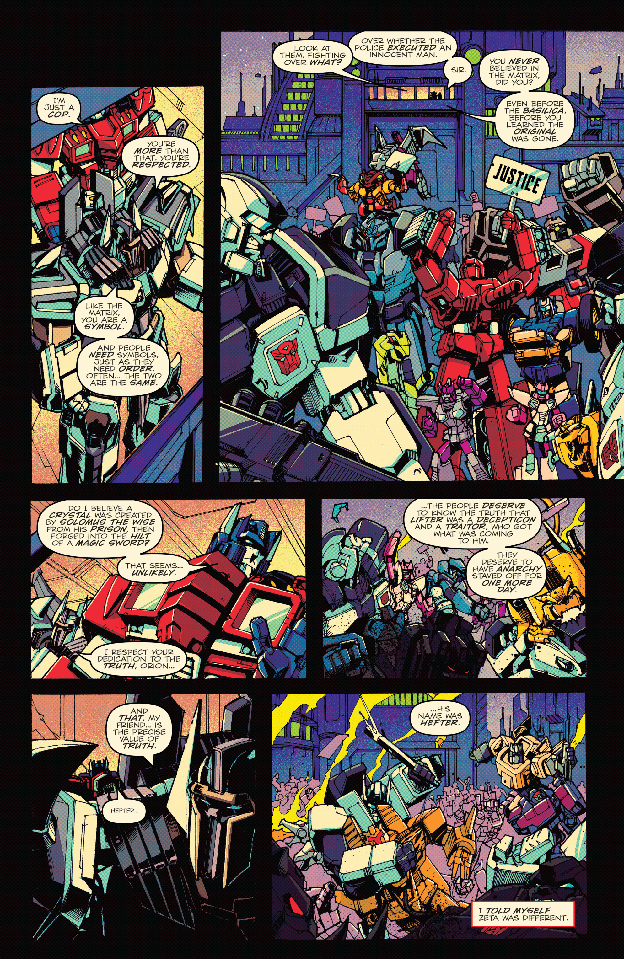Read online Optimus Prime comic -  Issue #1 - 8