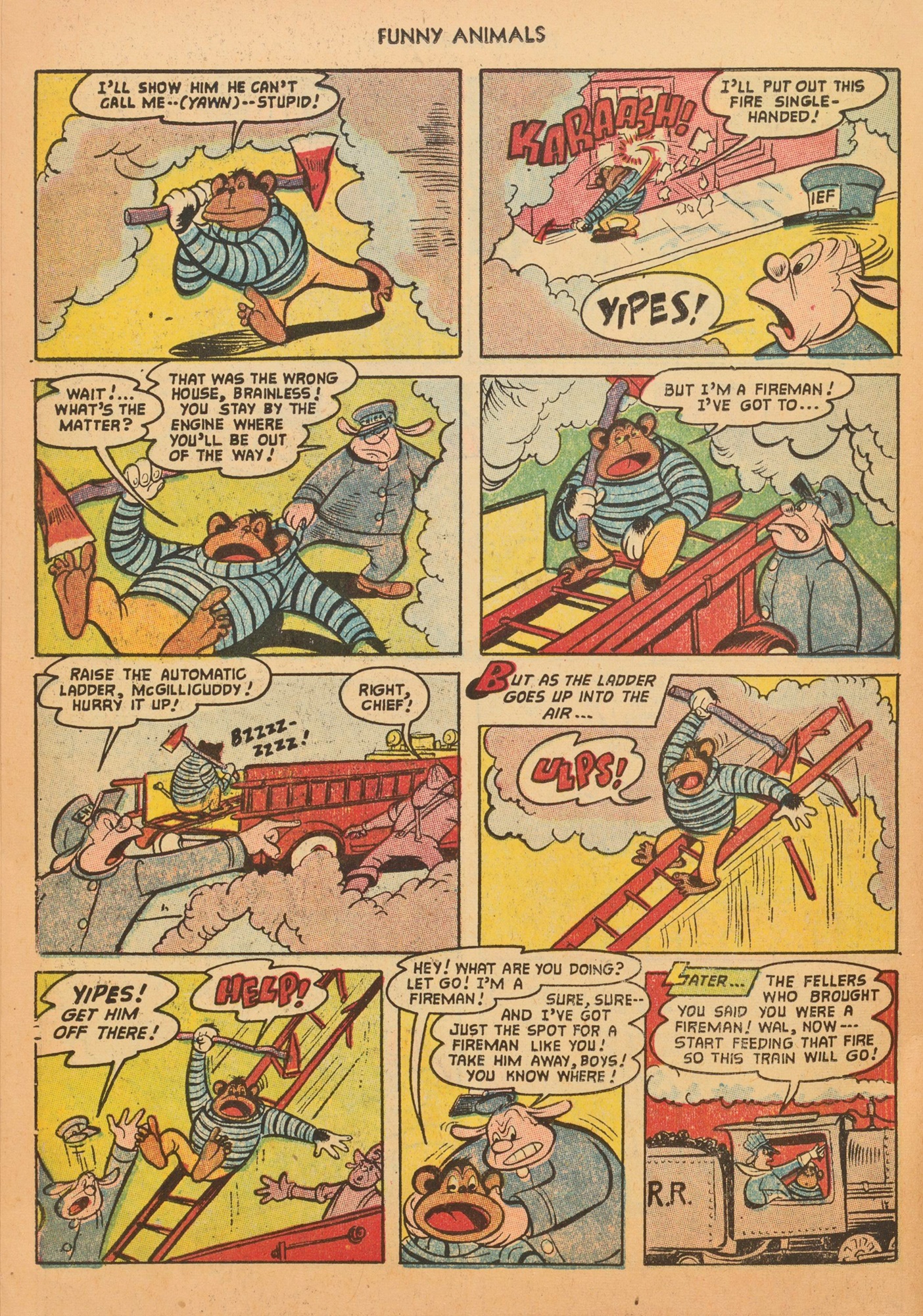 Read online Fawcett's Funny Animals comic -  Issue #79 - 22