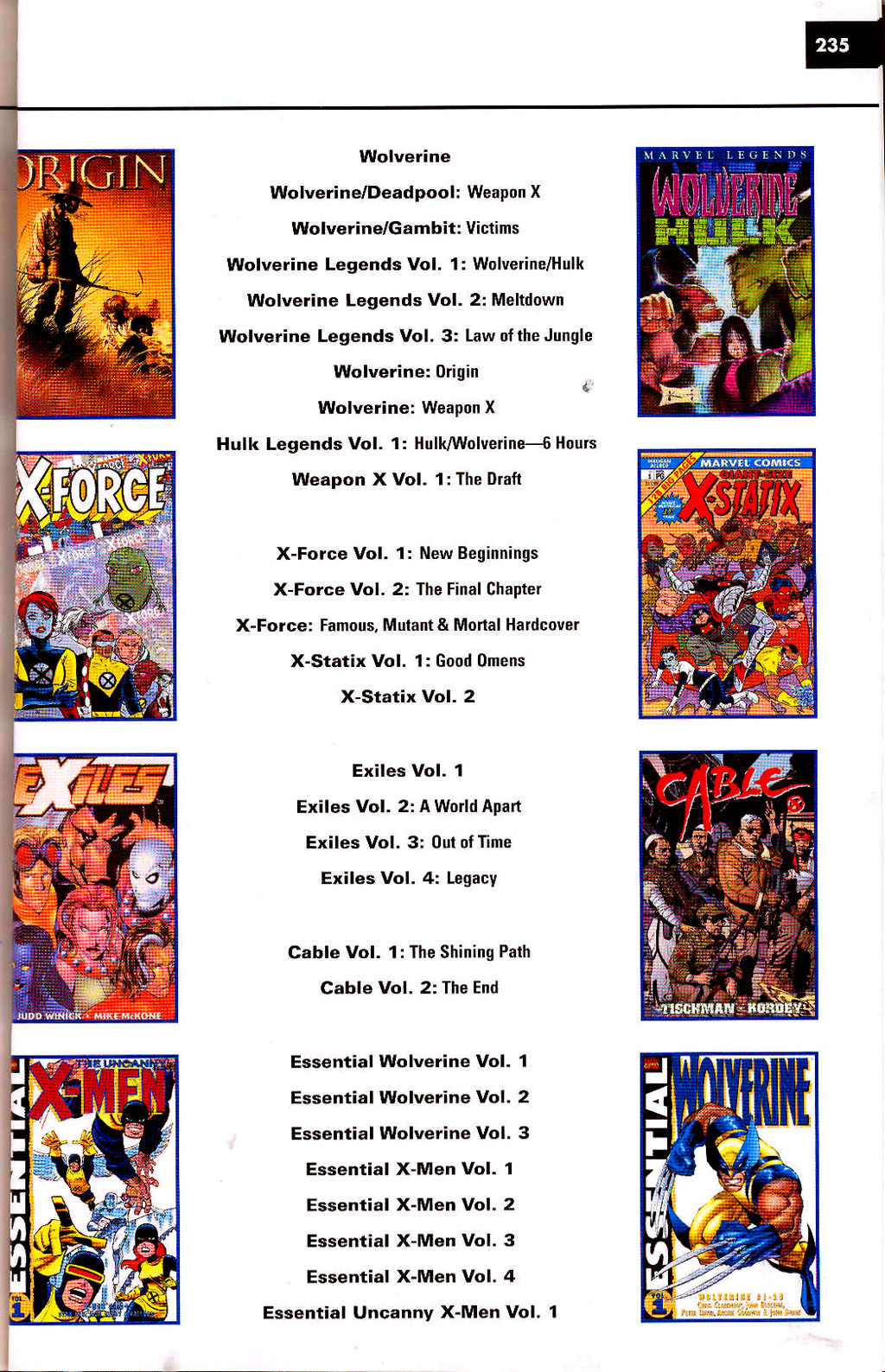 Read online Marvel Encyclopedia comic -  Issue # TPB 2 - 237