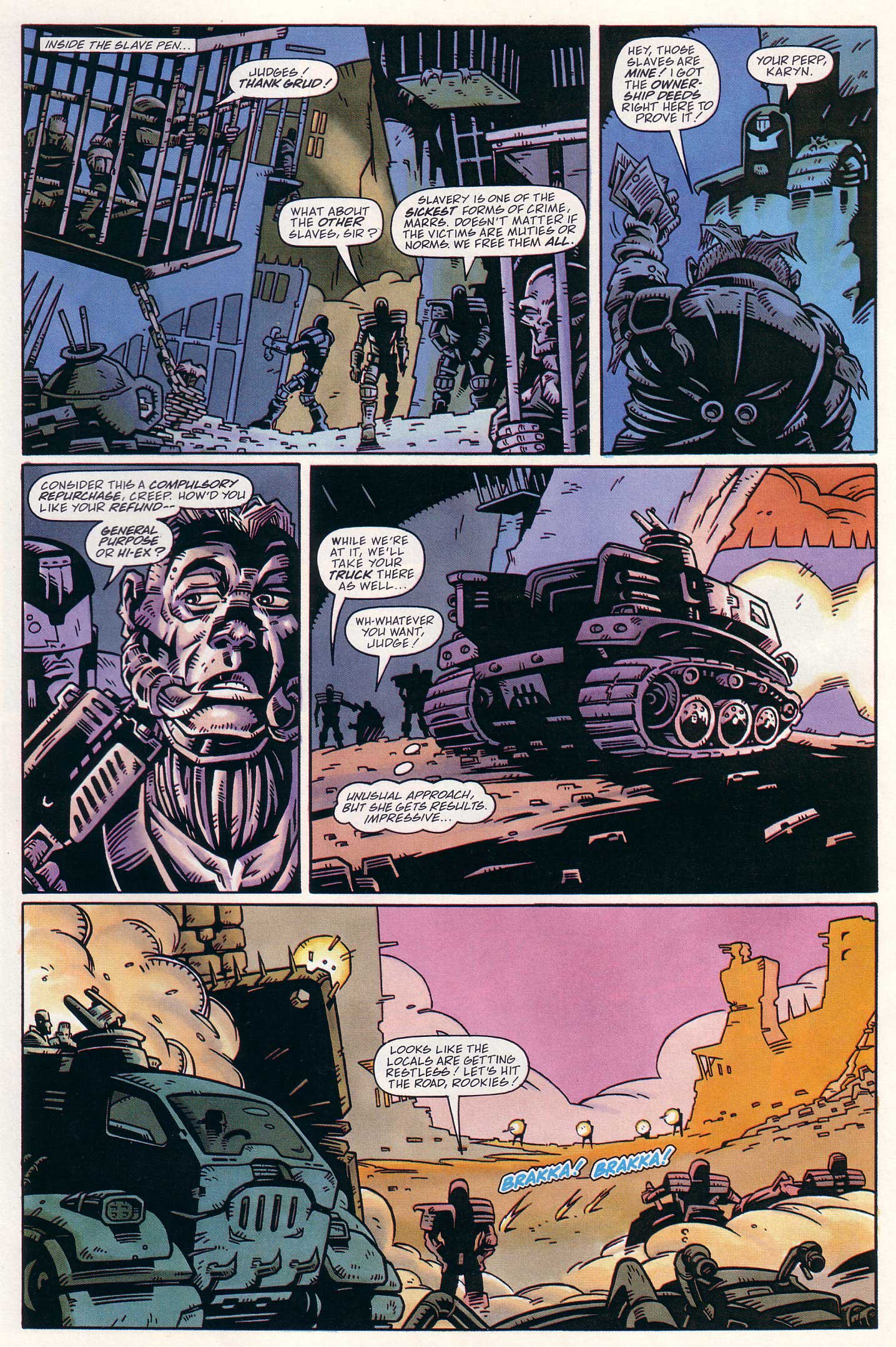 Read online Judge Dredd Lawman of the Future comic -  Issue #21 - 8