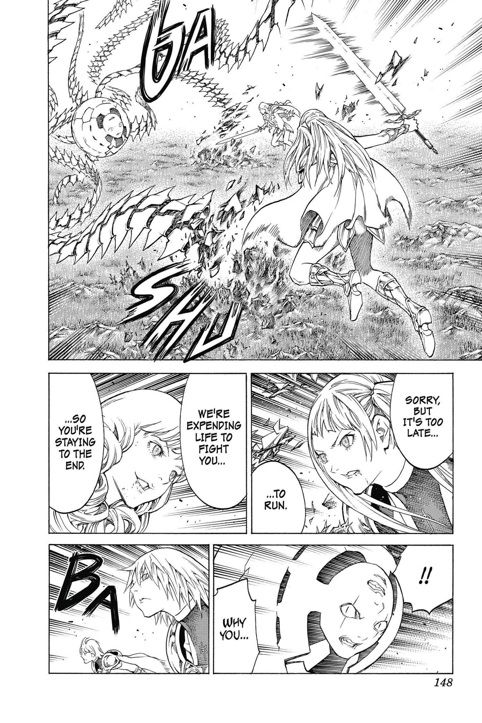 Read online Claymore comic -  Issue #25 - 132