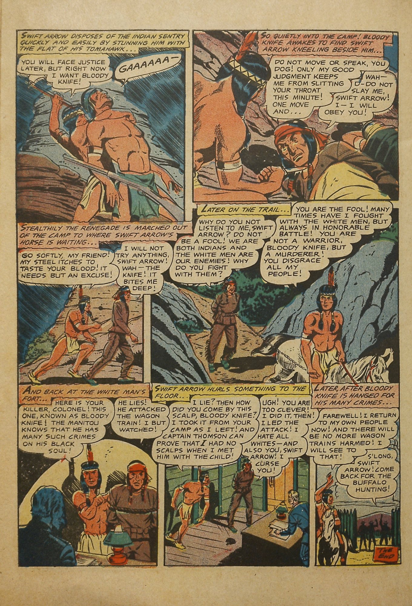 Read online Swift Arrow (1954) comic -  Issue #4 - 32