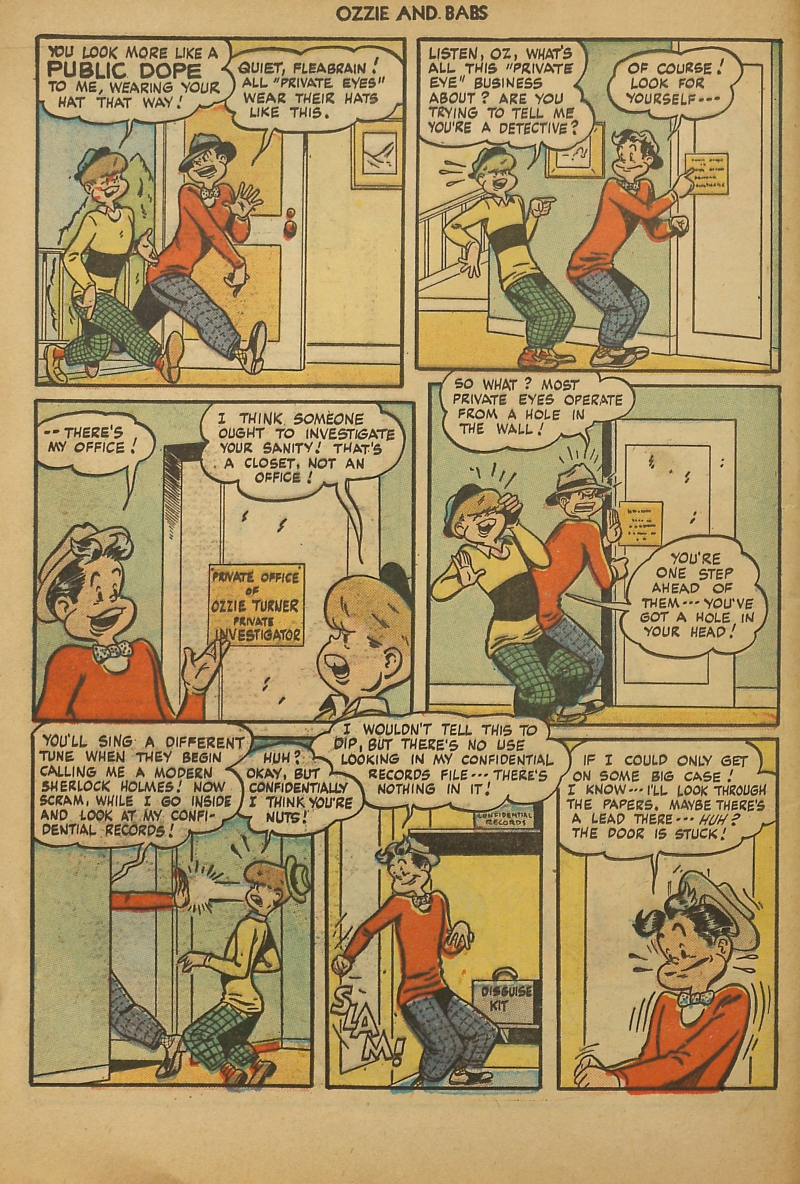 Read online Ozzie And Babs comic -  Issue #11 - 16