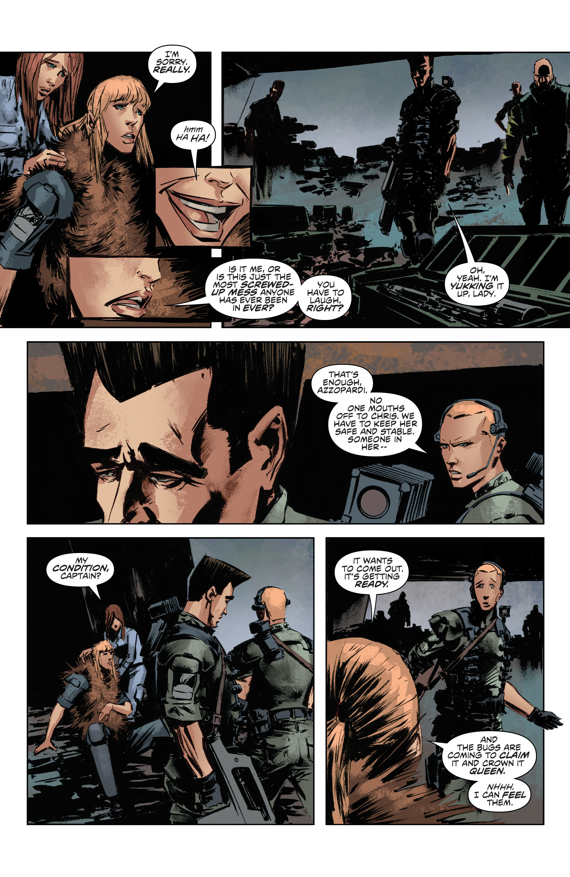 Read online Alien Vs. Predator: Life and Death comic -  Issue #2 - 7