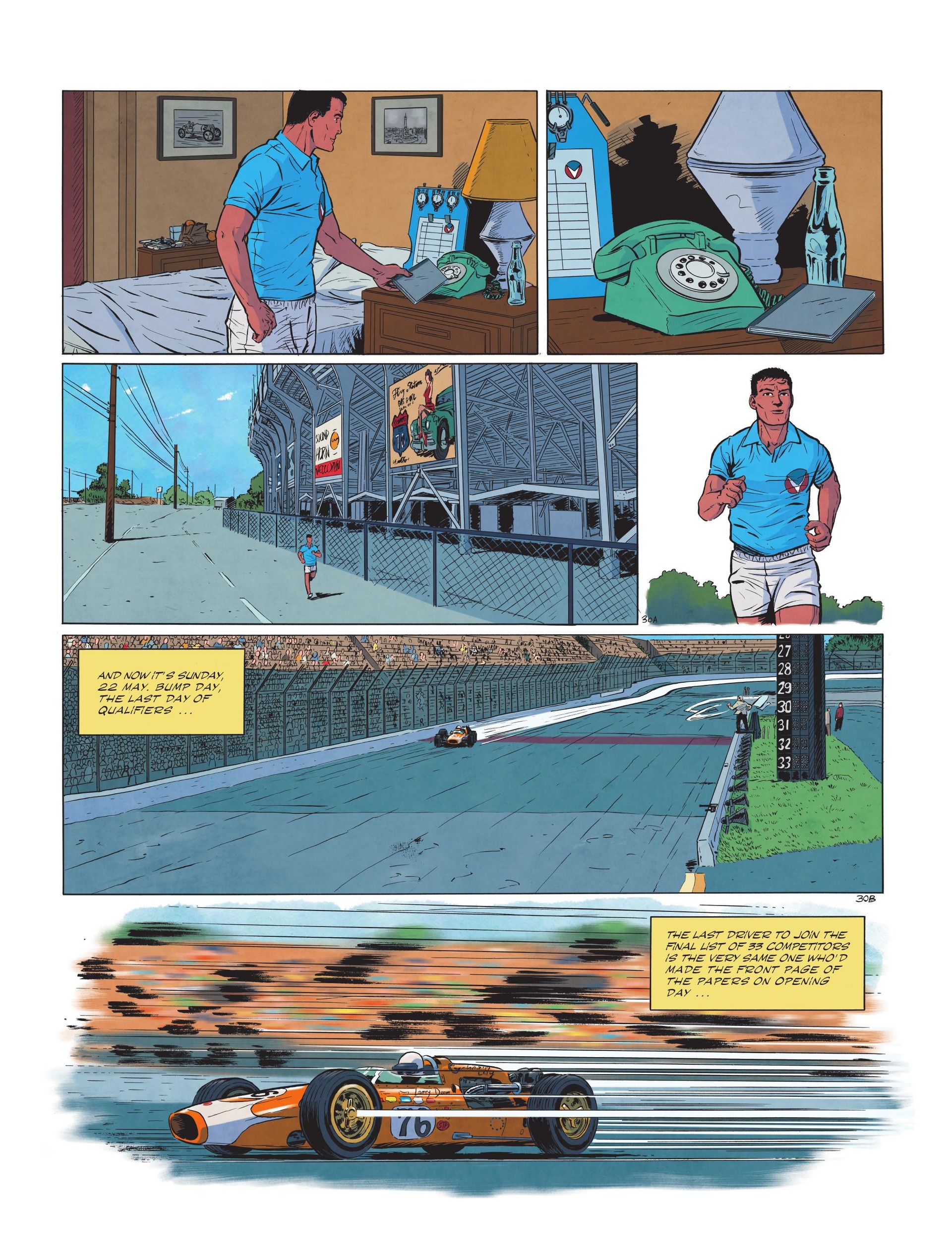 Read online Michel Vaillant: Legendary Races: In the Hell of Indianapolis comic -  Issue # Full - 34
