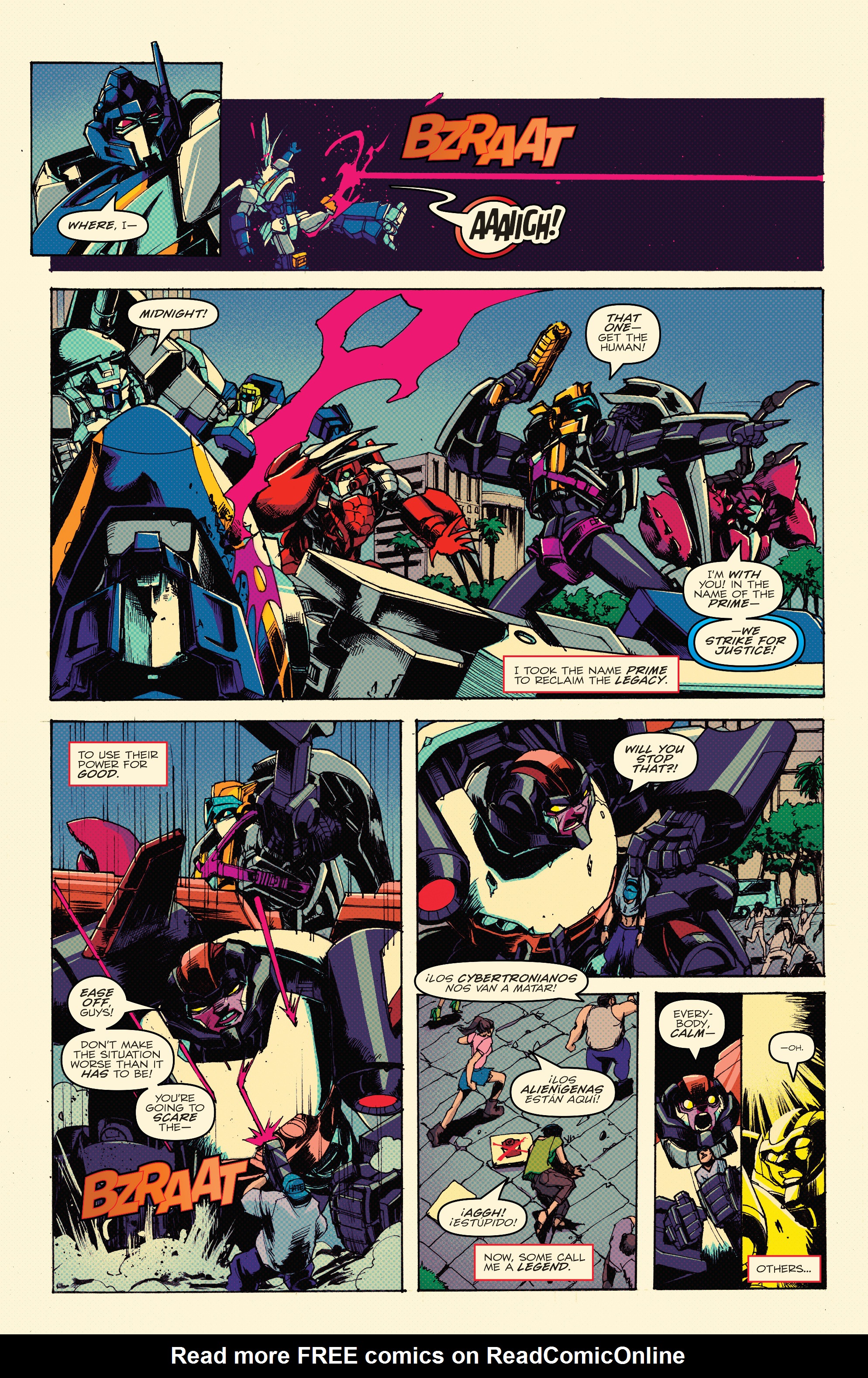 Read online Optimus Prime comic -  Issue #1 - 11