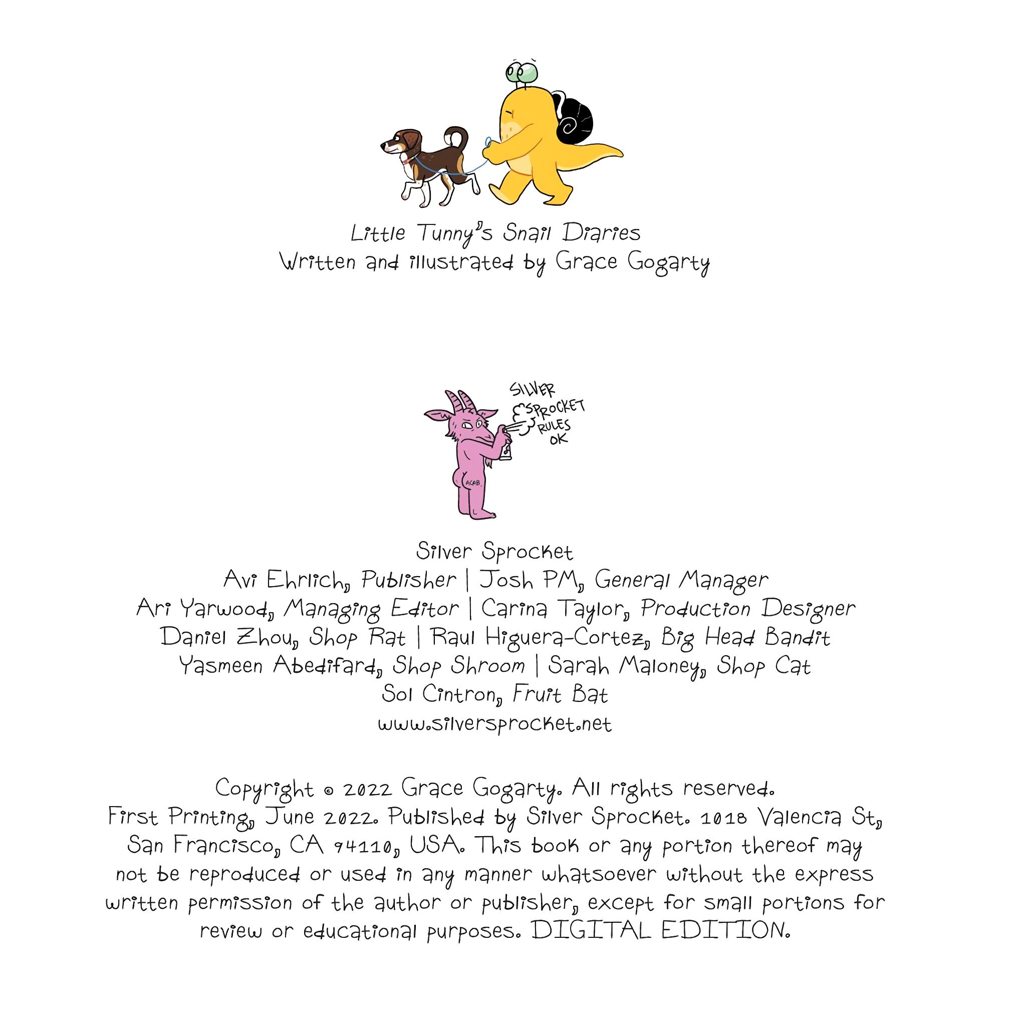 Read online Little Tunny's Snail Diaries comic -  Issue # TPB (Part 1) - 4