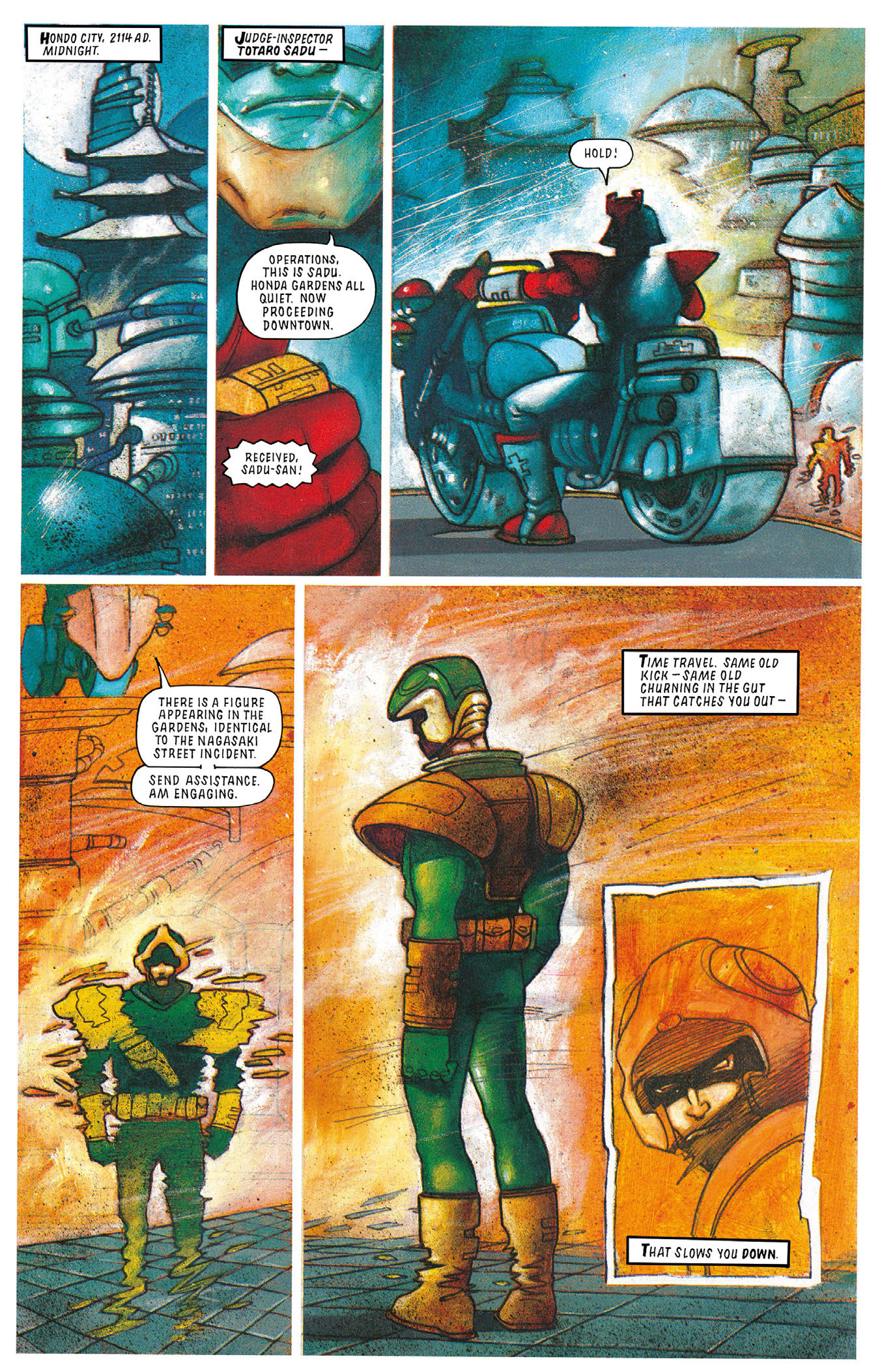 Read online Essential Judge Dredd: Judgement Day comic -  Issue # TPB - 23