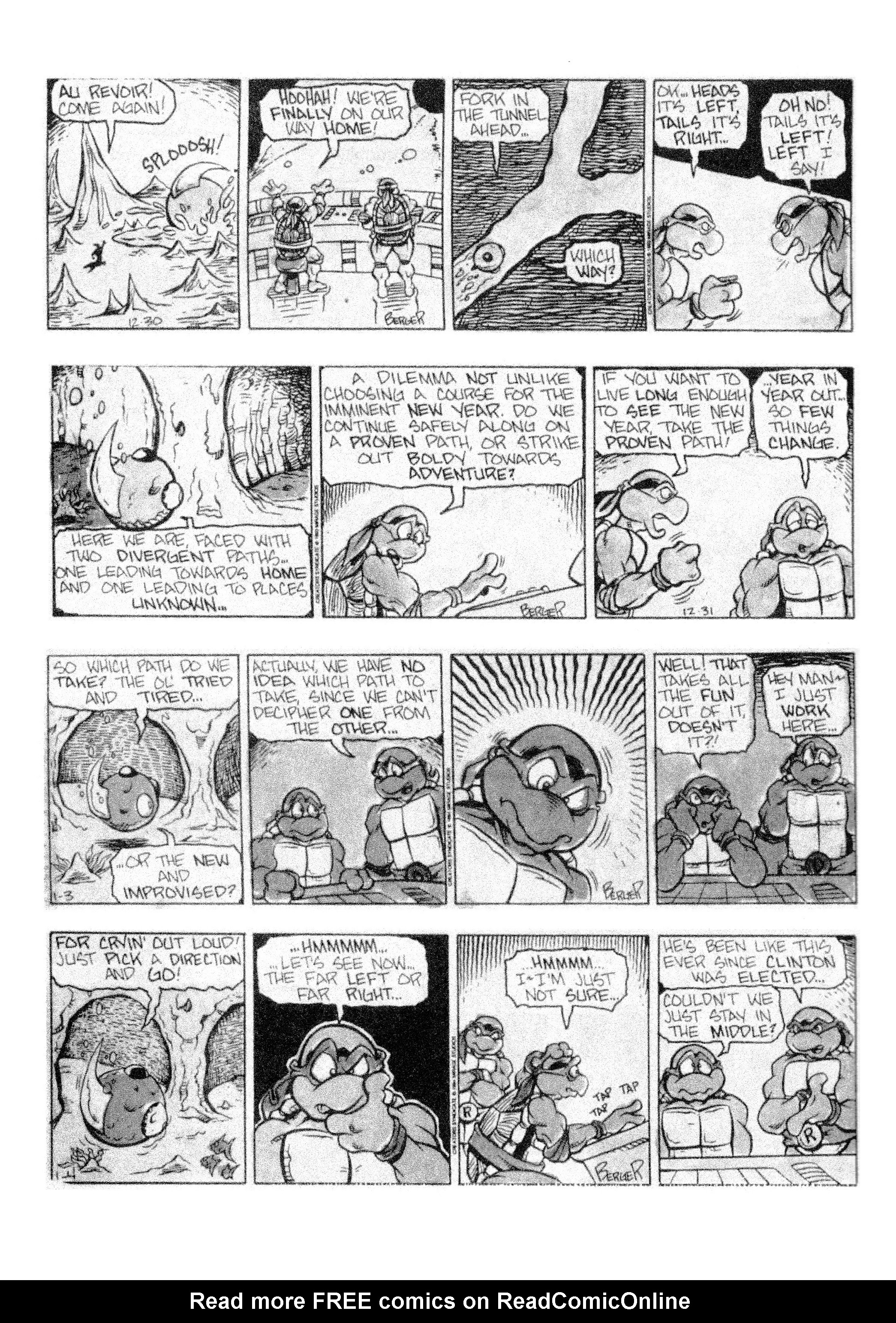 Read online Teenage Mutant Ninja Turtles: Complete Newspaper Daily Comic Strip Collection comic -  Issue # TPB 2 (Part 2) - 117
