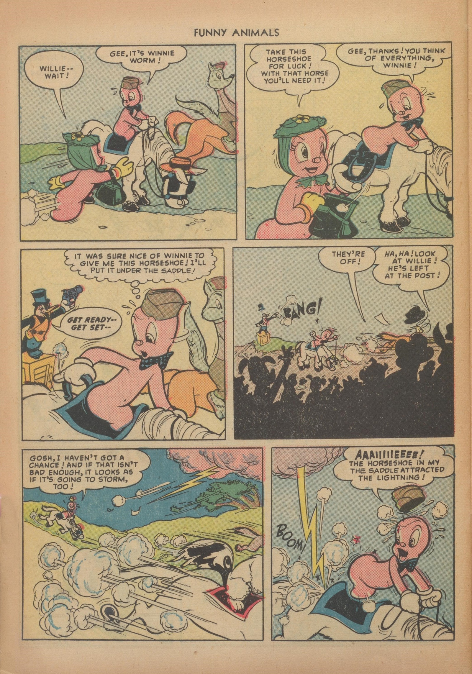 Read online Fawcett's Funny Animals comic -  Issue #64 - 28