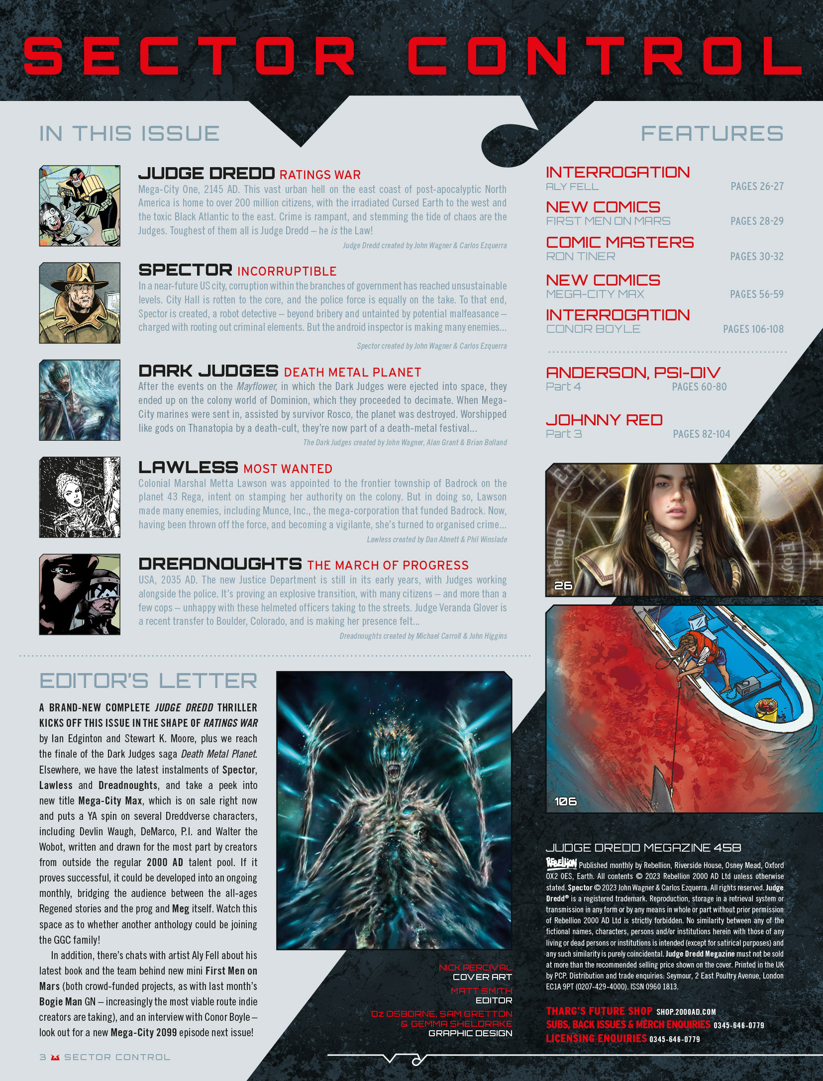 Read online Judge Dredd Megazine (Vol. 5) comic -  Issue #458 - 3