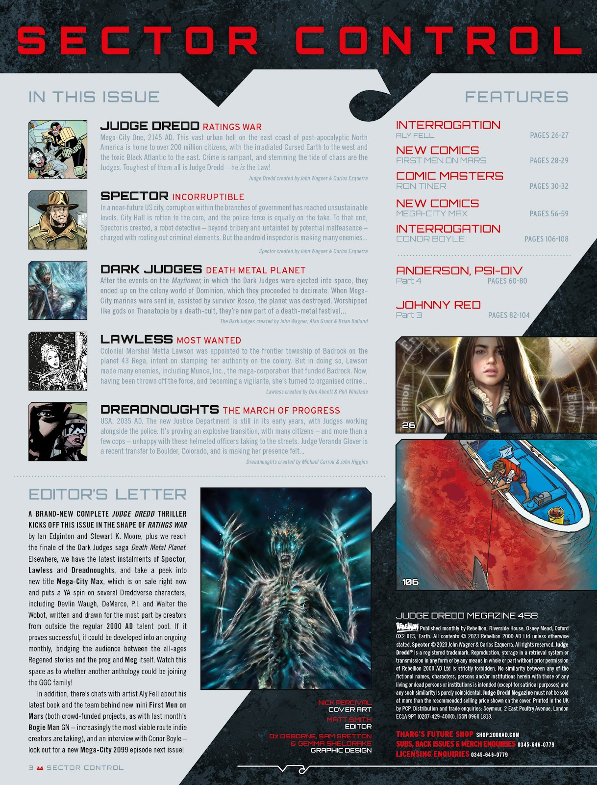 Judge Dredd Megazine (Vol. 5) issue 458 - Page 3