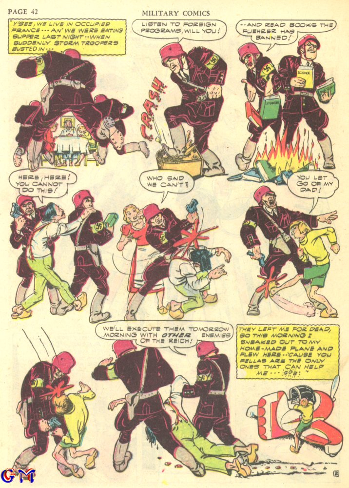Read online Military Comics comic -  Issue #7 - 44