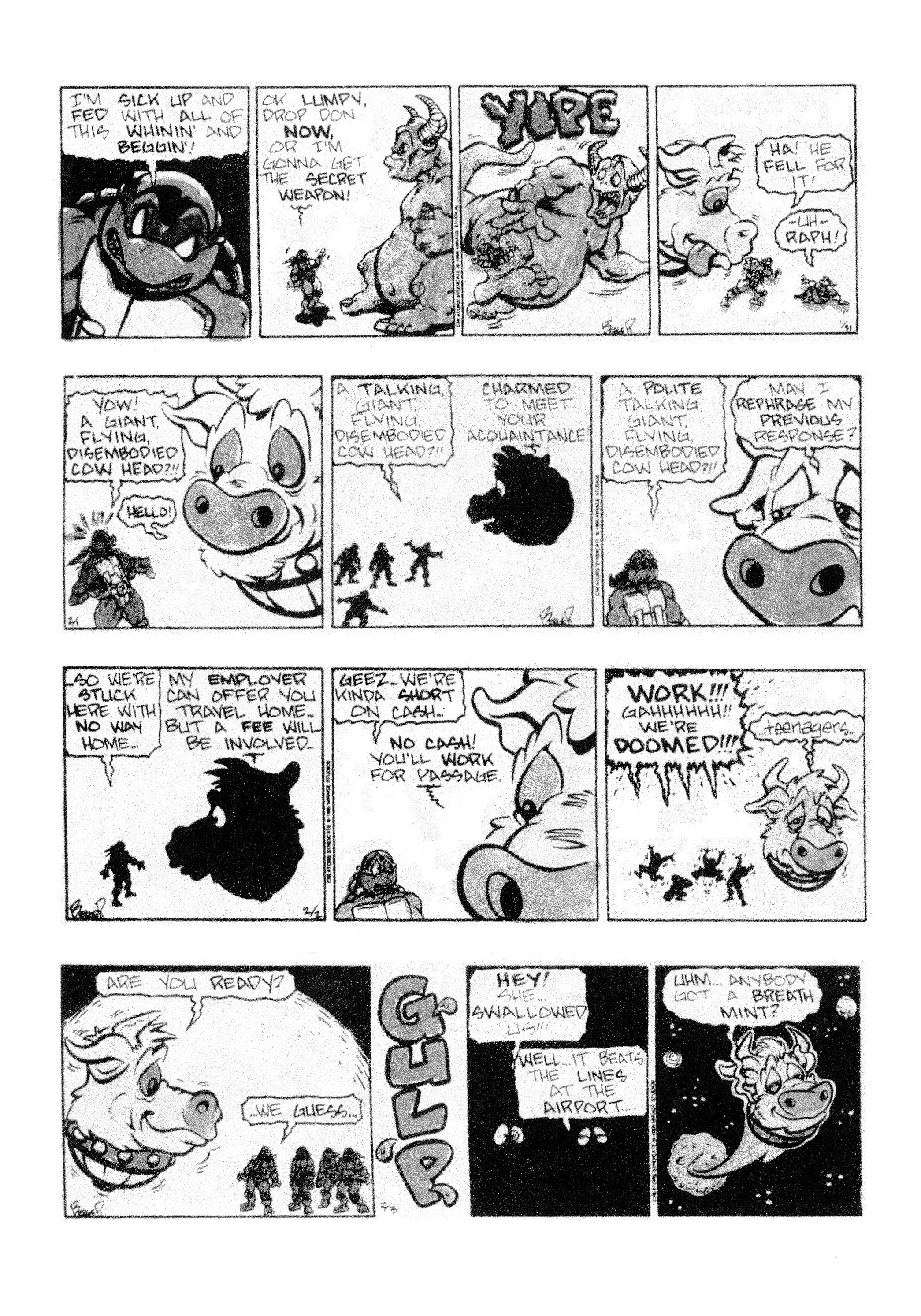 Read online Teenage Mutant Ninja Turtles: Complete Newspaper Daily Comic Strip Collection comic -  Issue # TPB 3 (Part 1) - 74