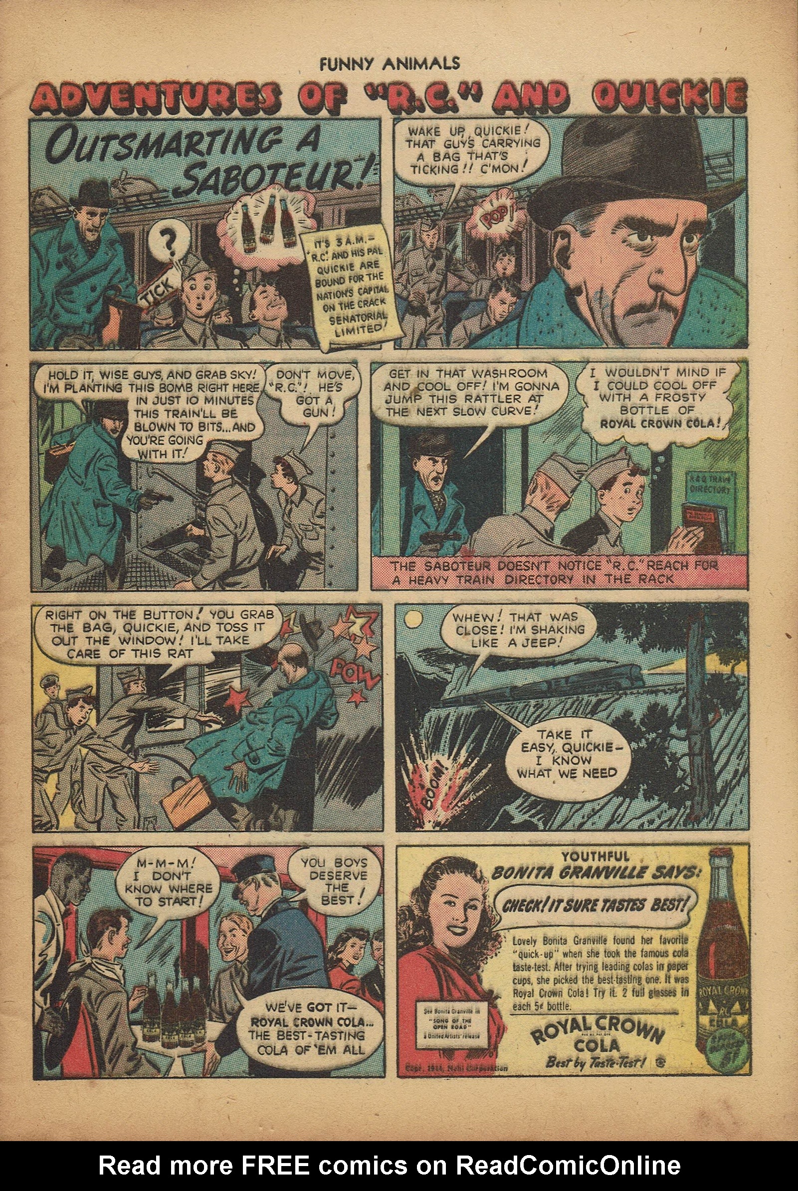 Read online Fawcett's Funny Animals comic -  Issue #22 - 9