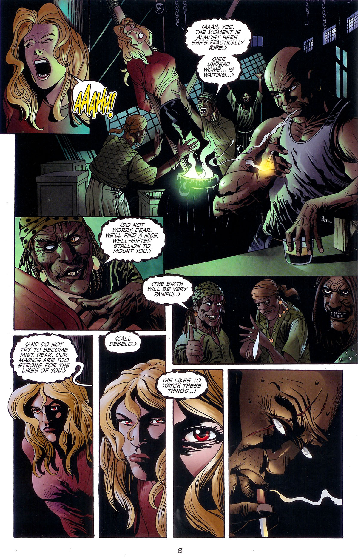 Read online CVO: Covert Vampiric Operations - African Blood comic -  Issue #3 - 10