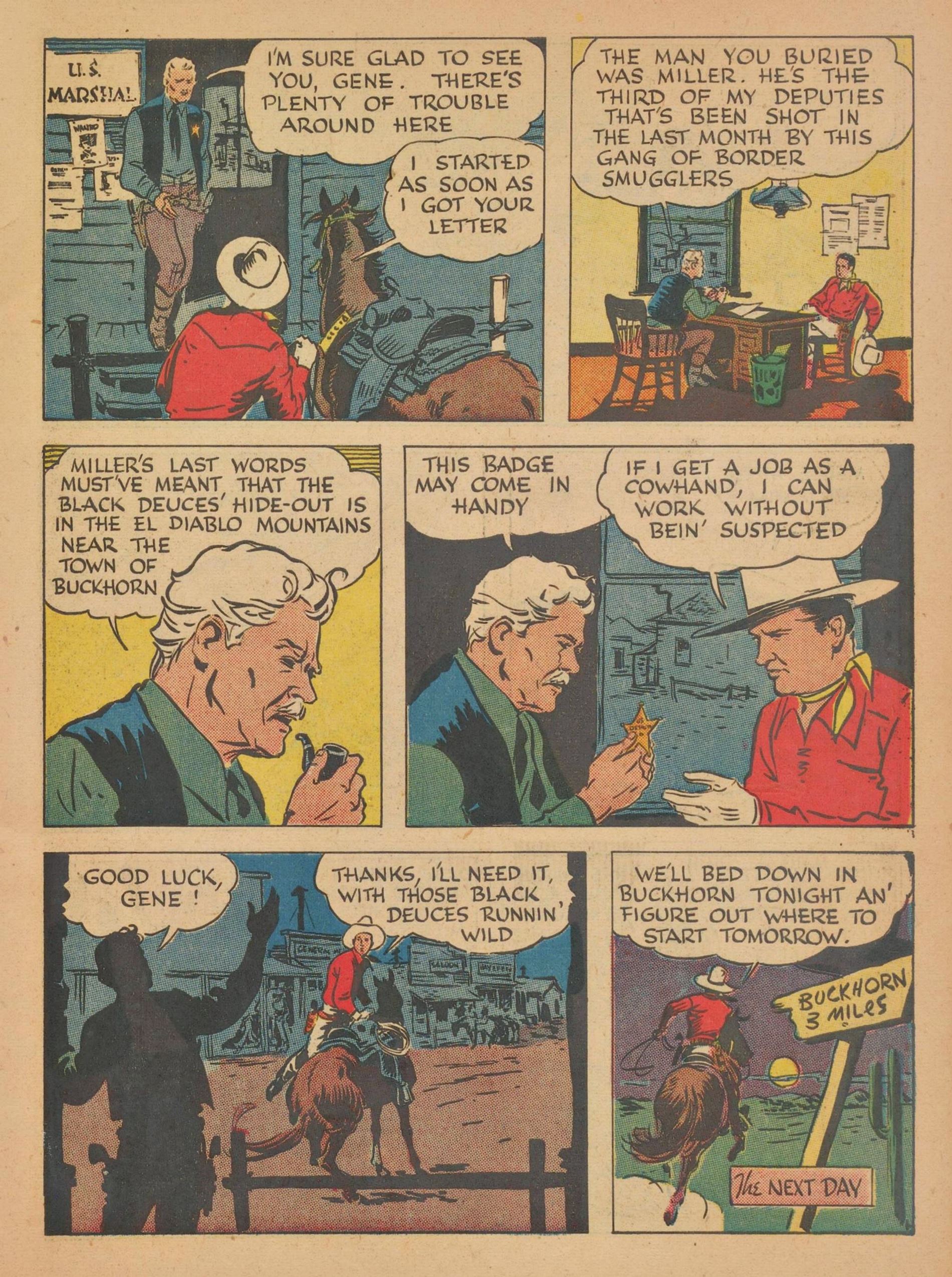 Read online Gene Autry Comics comic -  Issue #7 - 5