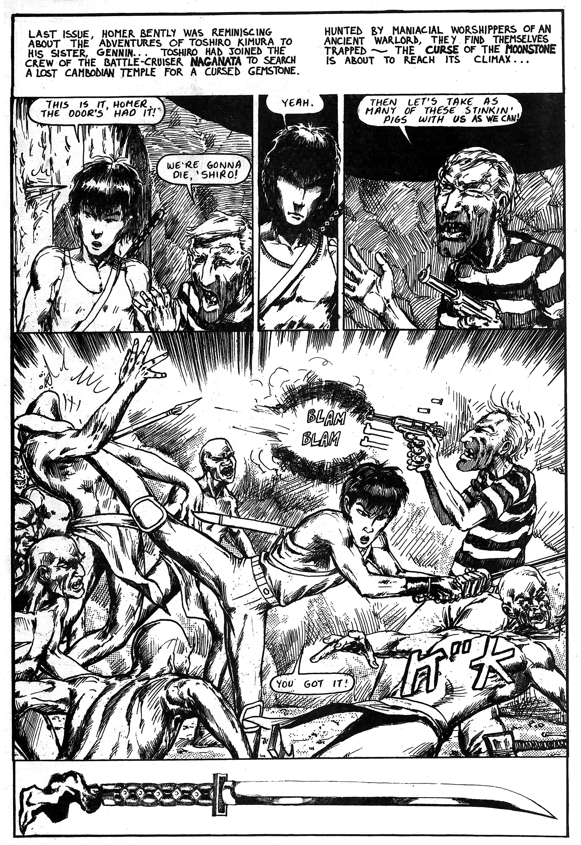 Read online Samurai (1984) comic -  Issue #4 - 29