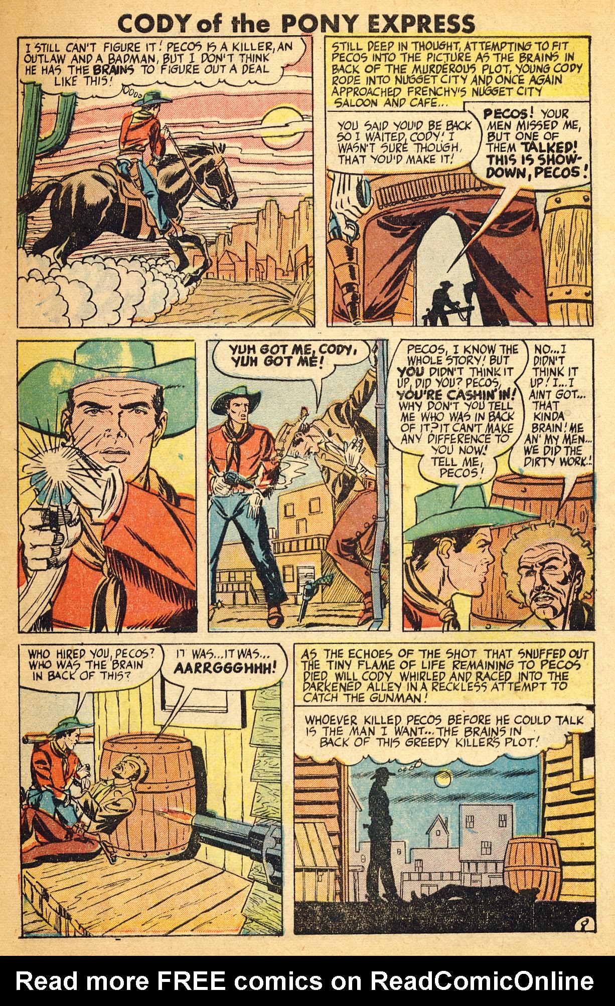 Read online Cody of the Pony Express comic -  Issue # Full - 9